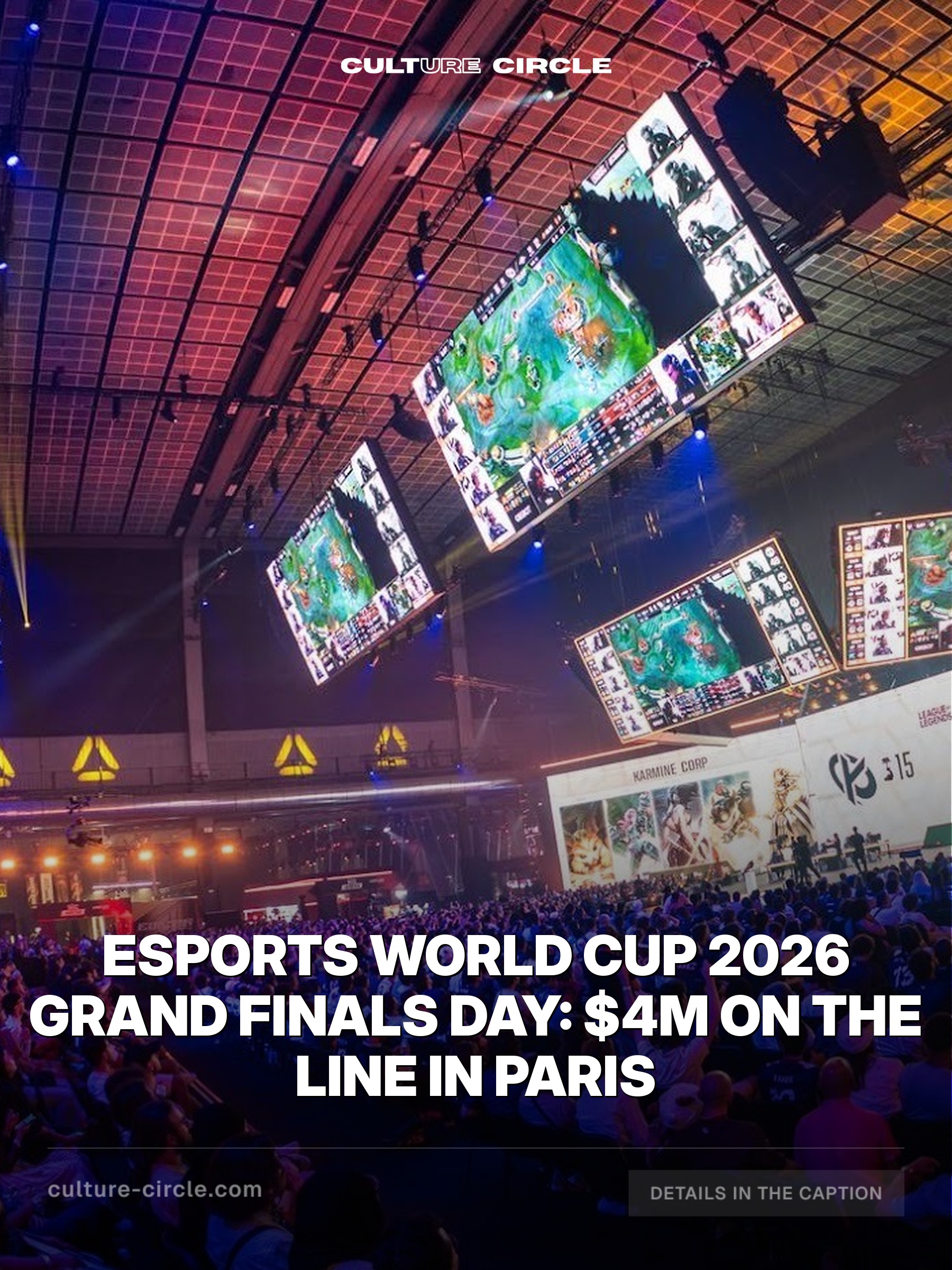Esports World Cup 2026 Grand Finals Day: $4M on the Line in Paris