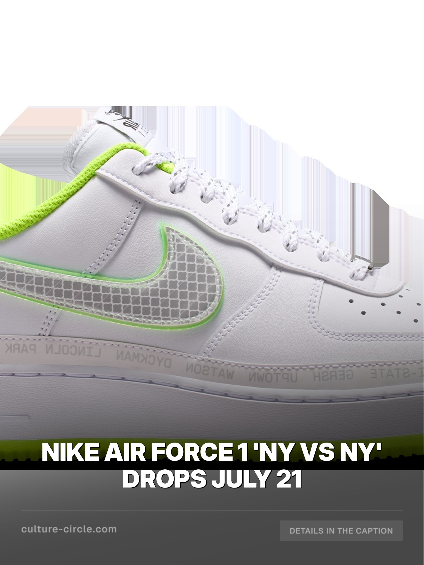 Nike Air Force 1 'NY vs NY' Drops July 21