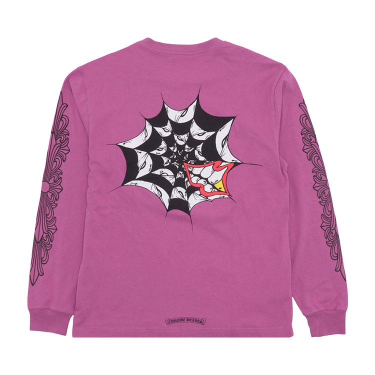 トップス Chrom hearts mattyboy Chrome Hearts X Matty Boy Spider Long-Sleeve Purple Price in India