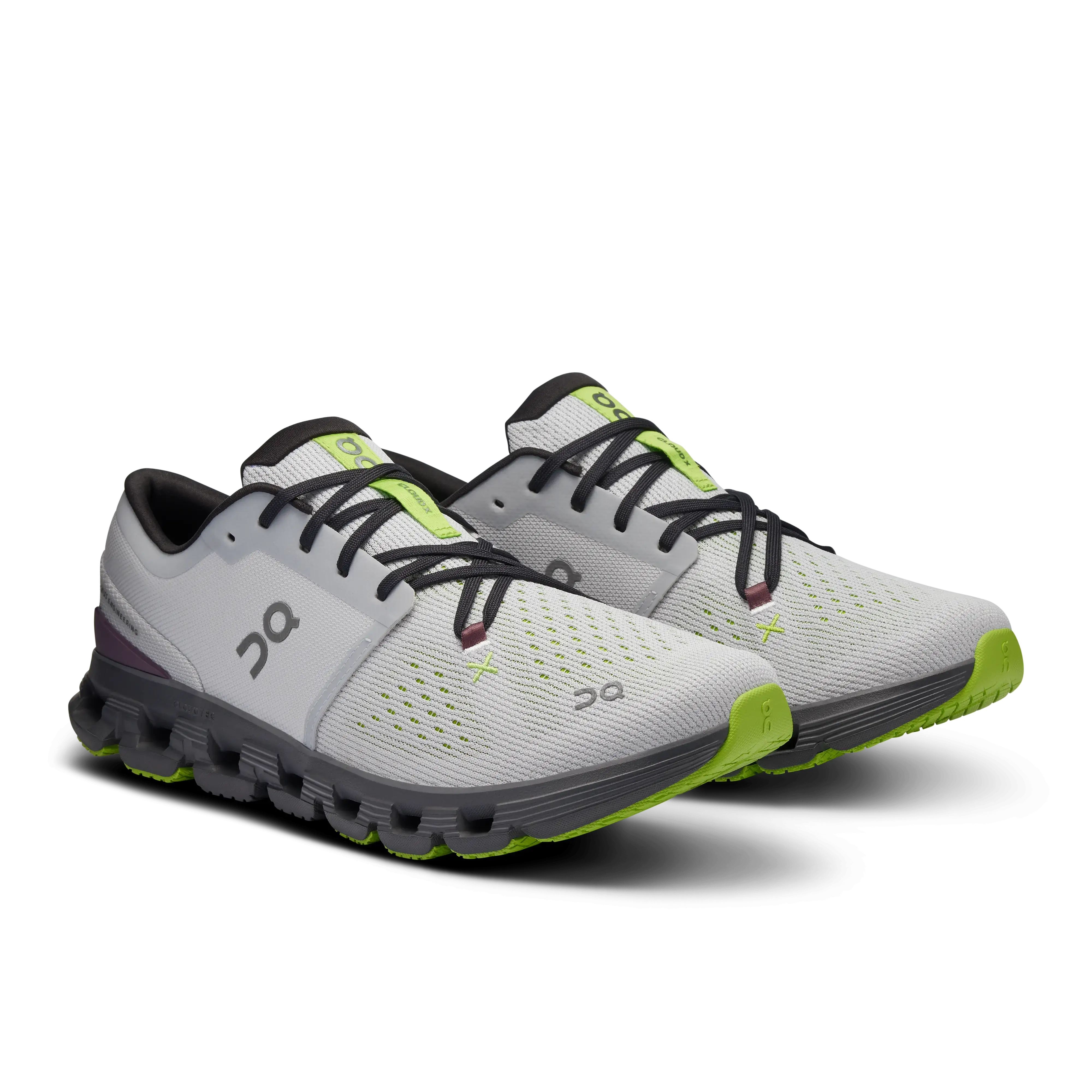 Cloud x 4 Ivory/Black On Running