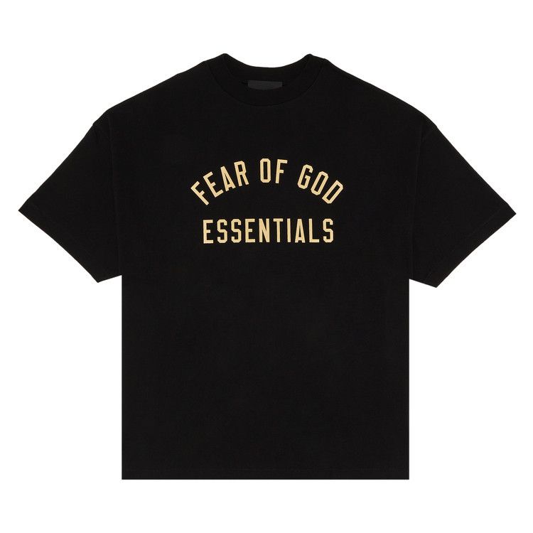 Fear of God Essentials Jersey Crewneck T-Shirt Black