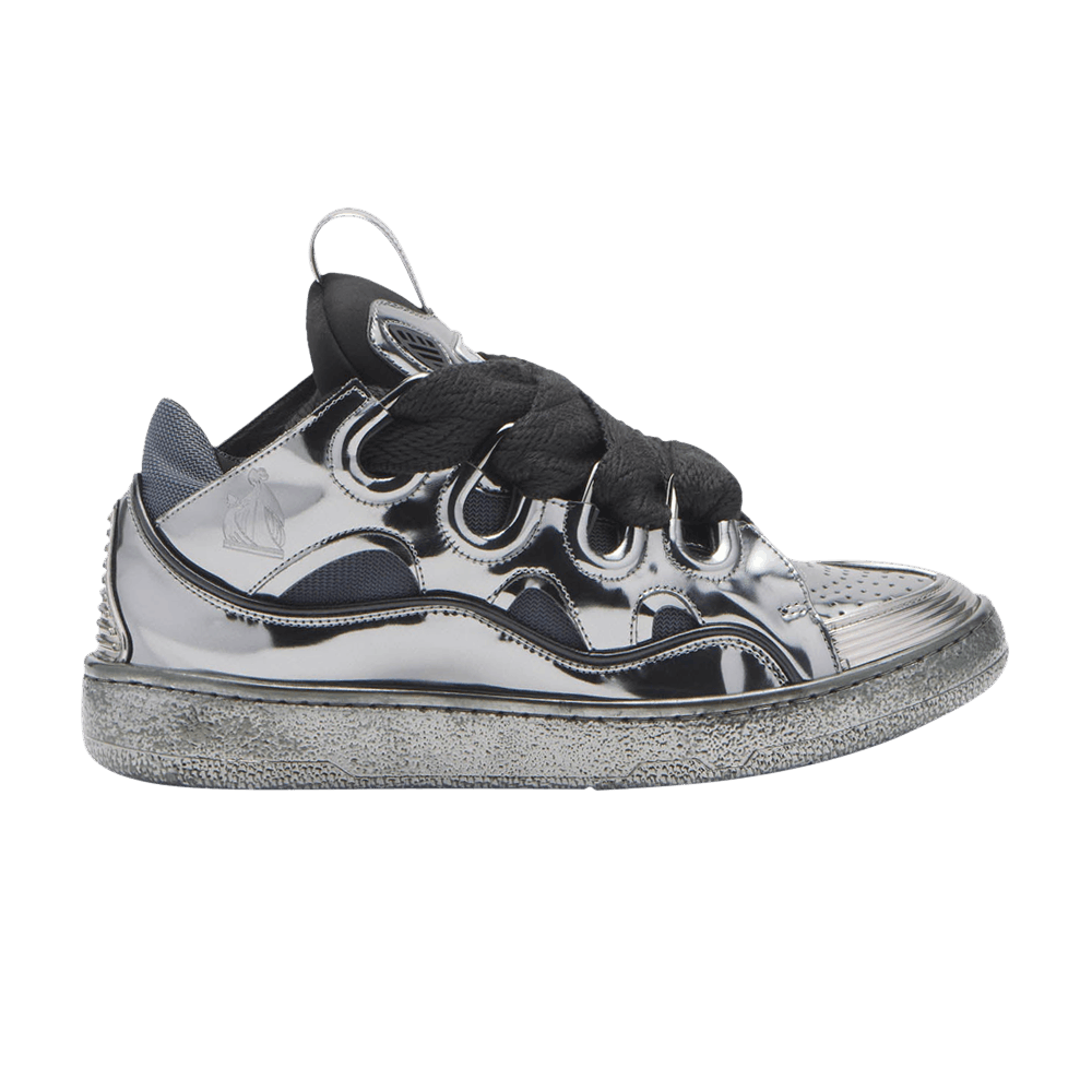 Lanvin Wmns Curb Sneakers 'Metallic Silver'