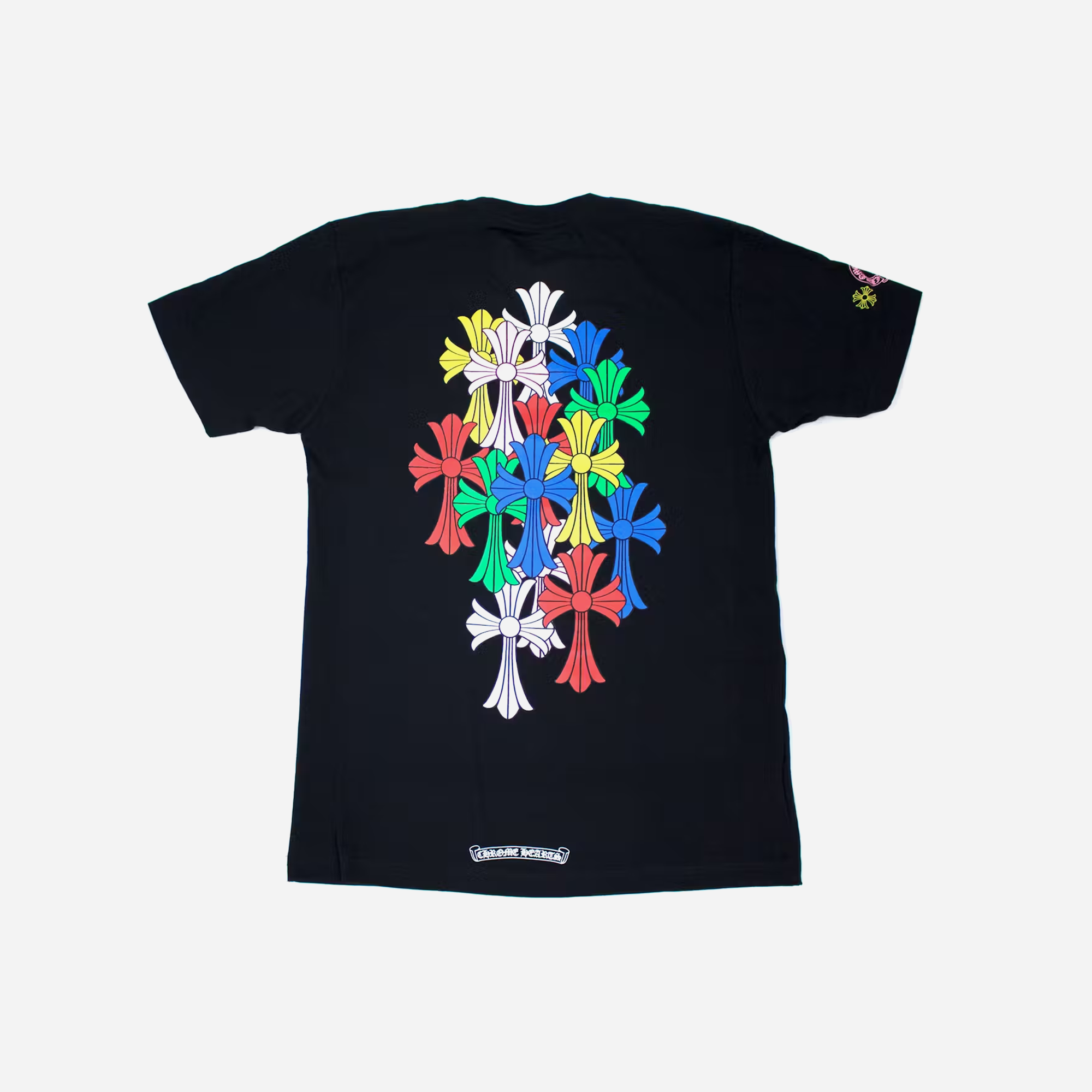Chrome Hearts Multi Color Cross Cemetery T-Shirt Black Price in