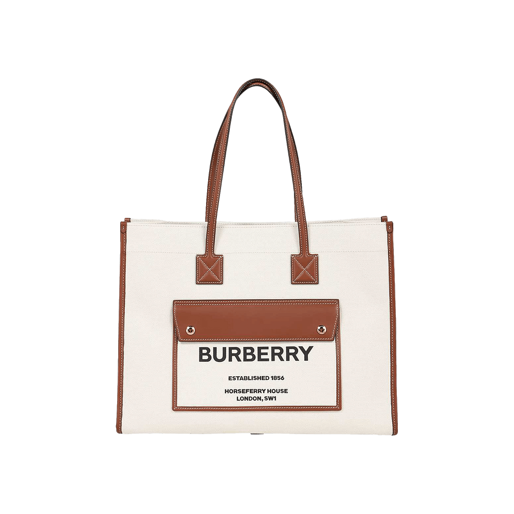 Burberry Shopper Bag Natural/Tan