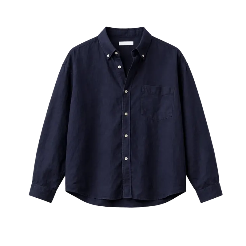 Alan Koch Classic Mercer Shirt – Midnight Navy Price in India