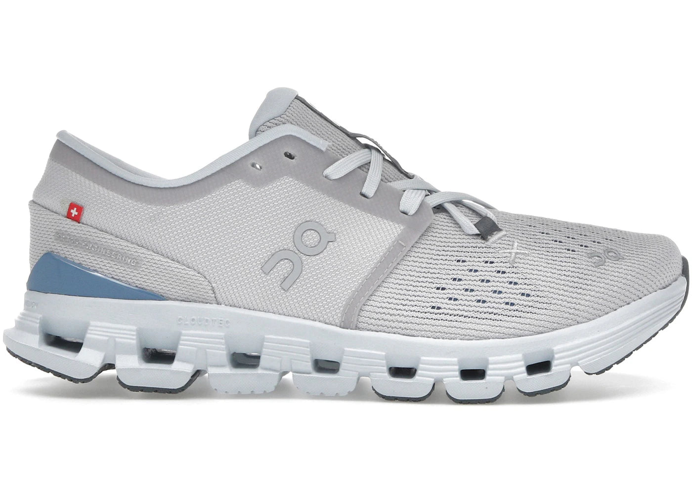 On Running Cloud X 4 Silver Chambray Womens