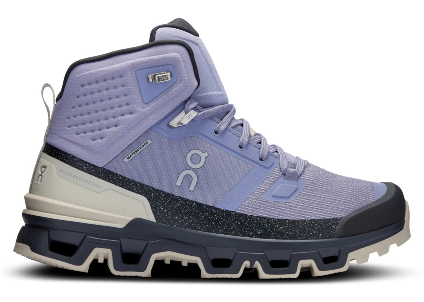 On Running Cloudrock 2 Waterproof Feather Black Womens