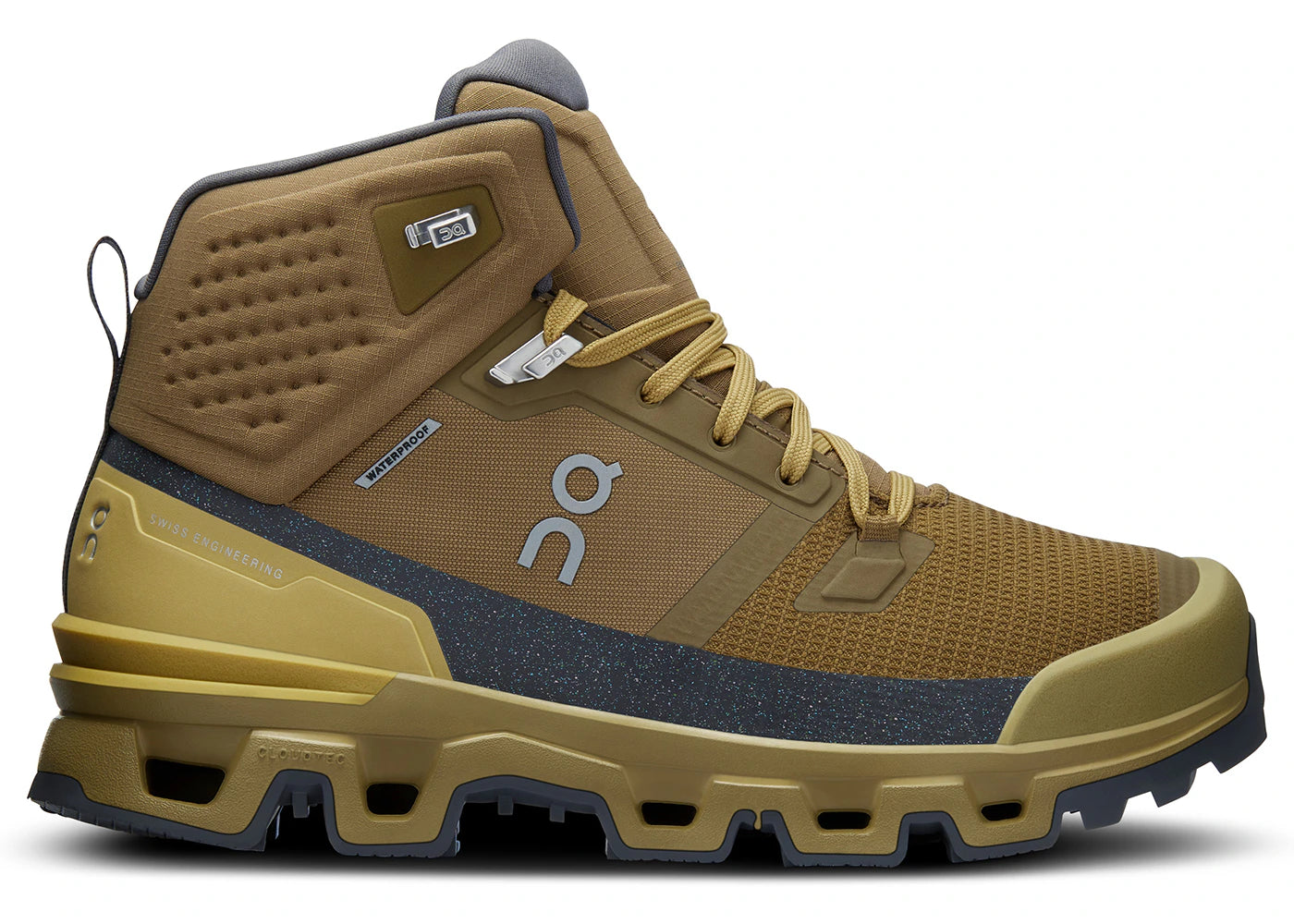 On Running Cloudrock 2 Waterproof Hunter Safari Womens