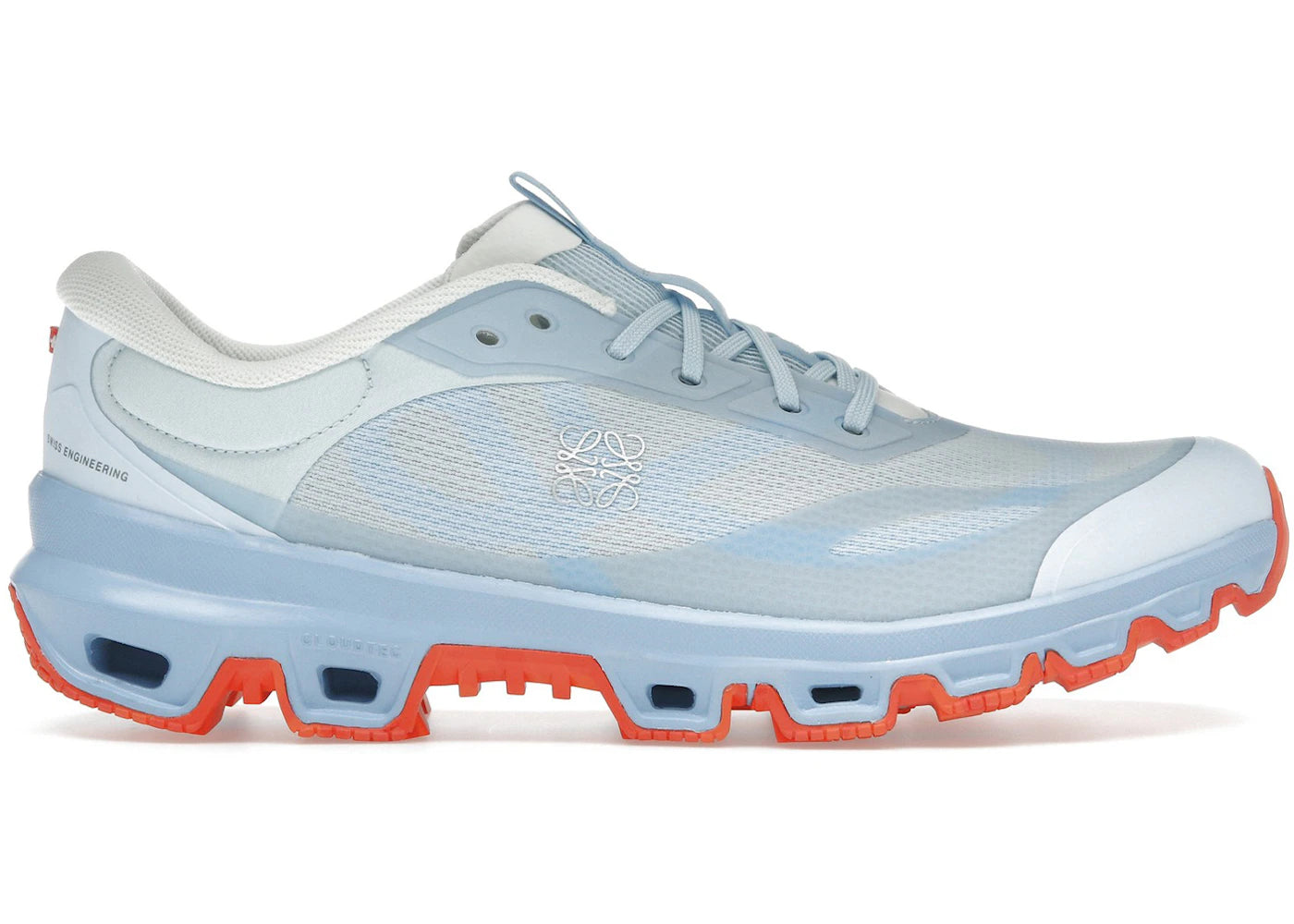 On Running Cloudventure 2 Loewe Blue Red White Womens