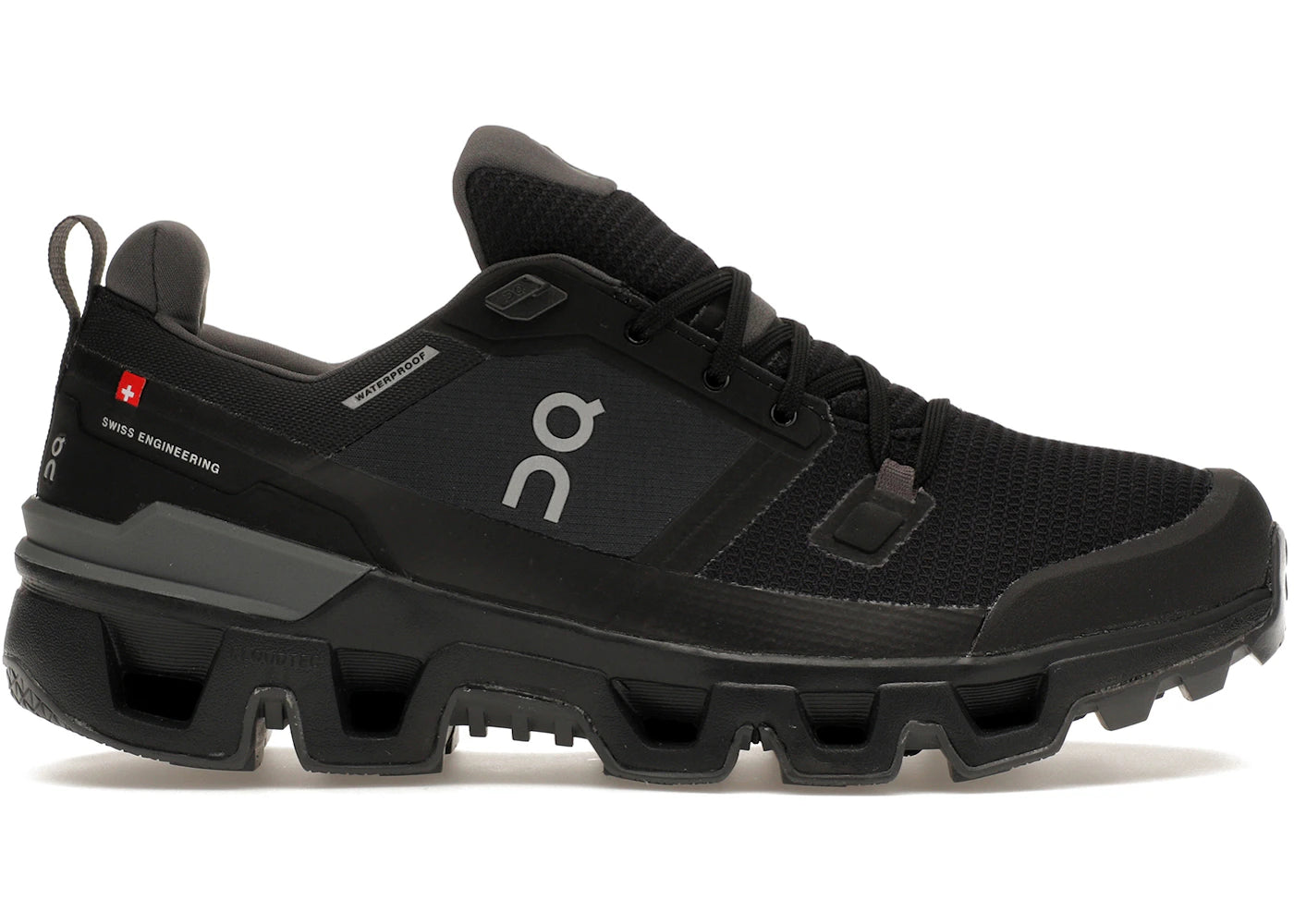 On Running Cloudwander Waterproof Black Eclipse Womens