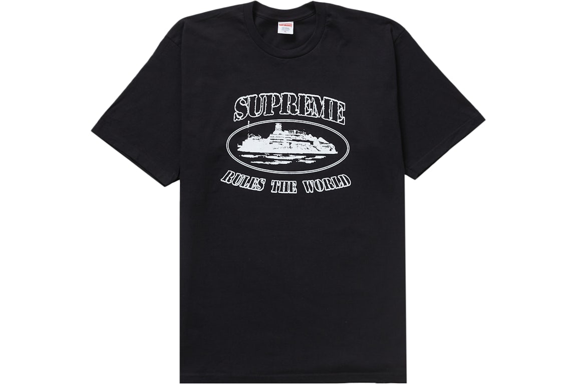 Supreme Corteiz Rules The World T-Shirt Black Price in India