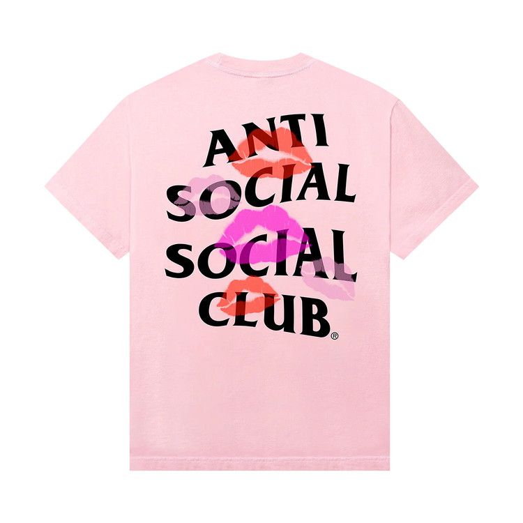 Anti Social Social Club Your Kiss T-Shirt Pink