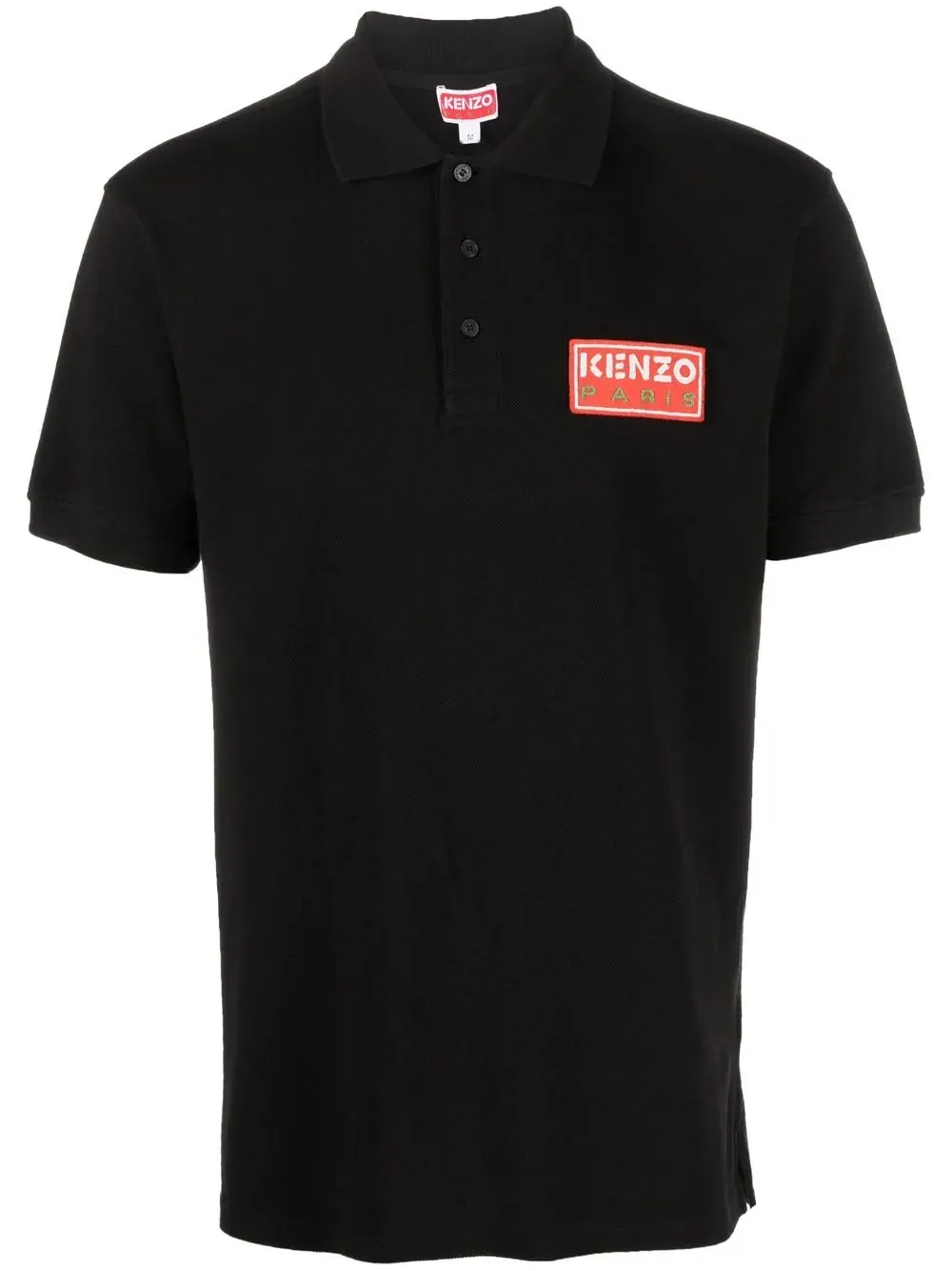 KENZO Paris ブラック ポロシャツ L Kenzo Logo-Patch Cotton Polo Shirt Price in India | Culture Circle
