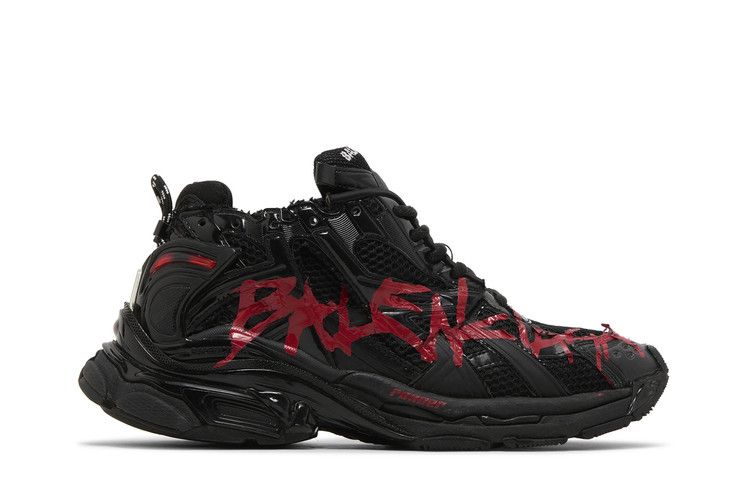 Balenciaga Runner Graffiti Black Red Price in UAE | Culture Circle