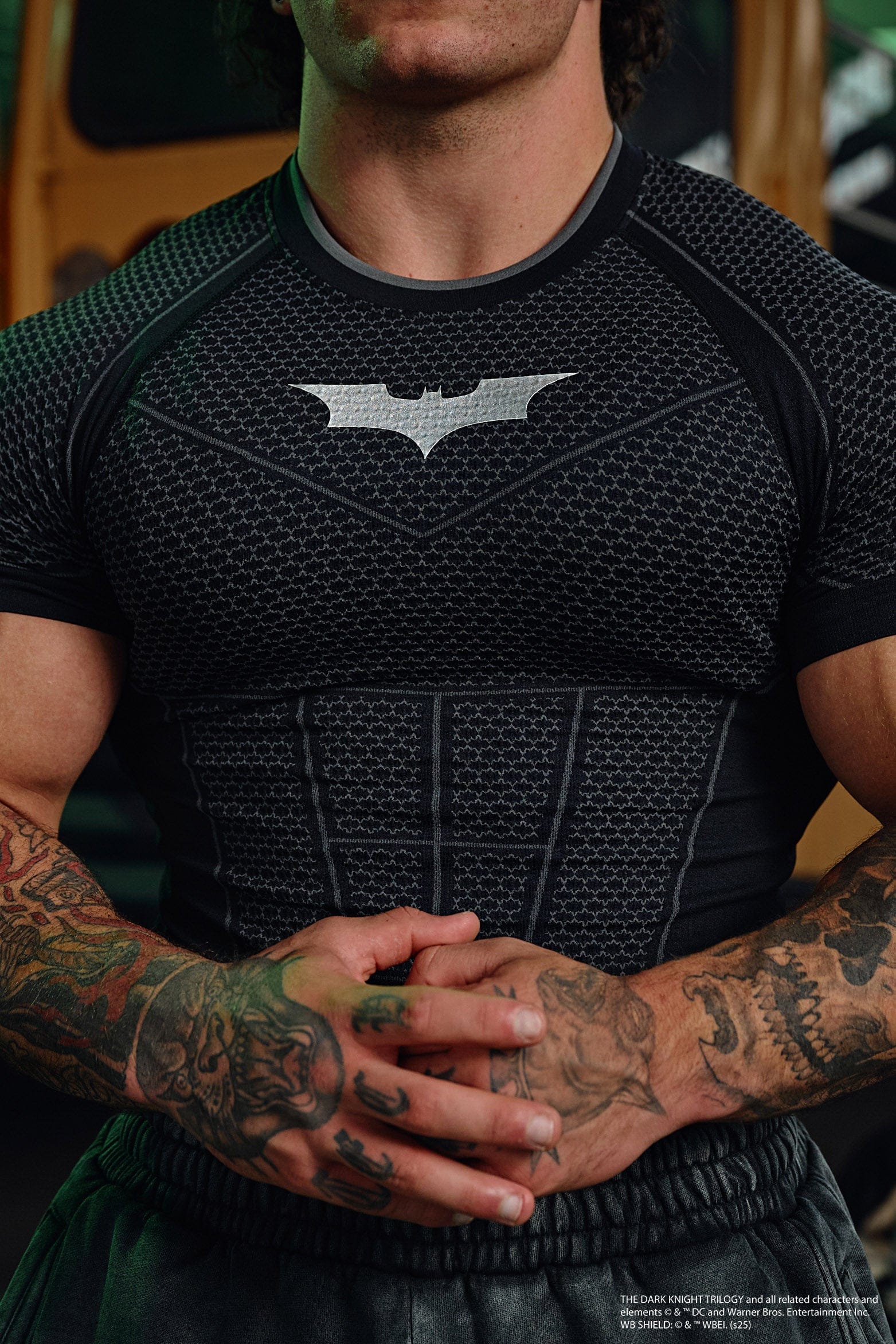 Youngla 4259 Batman Compression T-Shirt Black Price in India