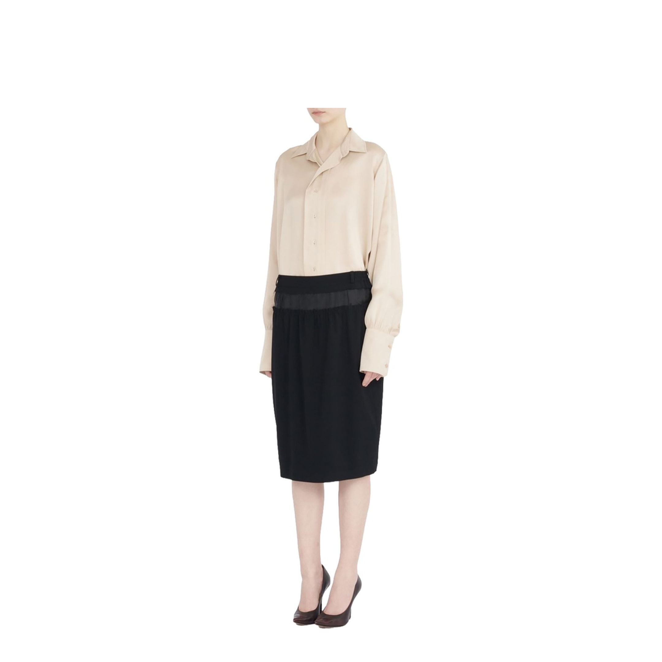 Four Stitches Midi Skirt