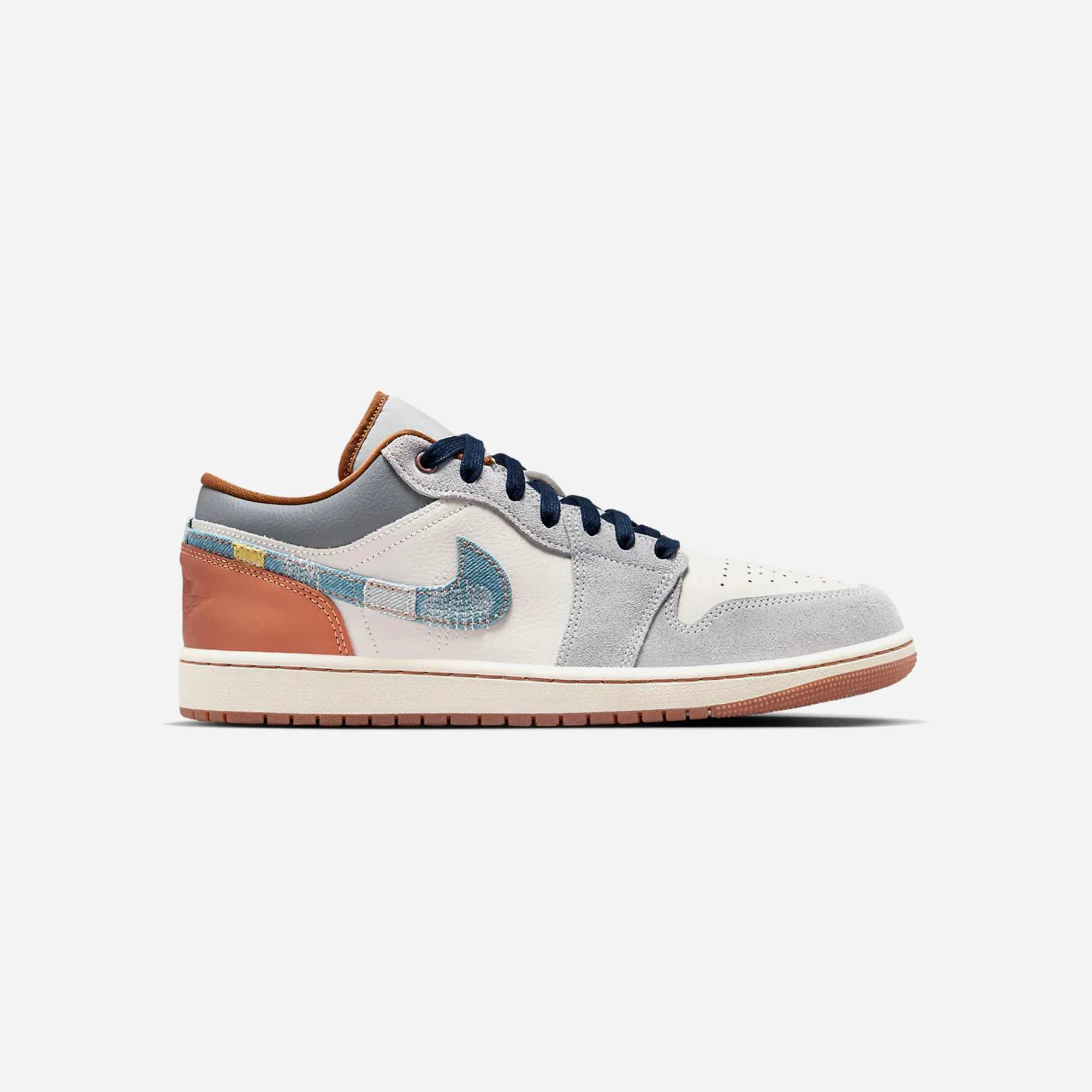 Nike Air Jordan 1 Low SE Phantom Repaired Denim Swoosh Price in