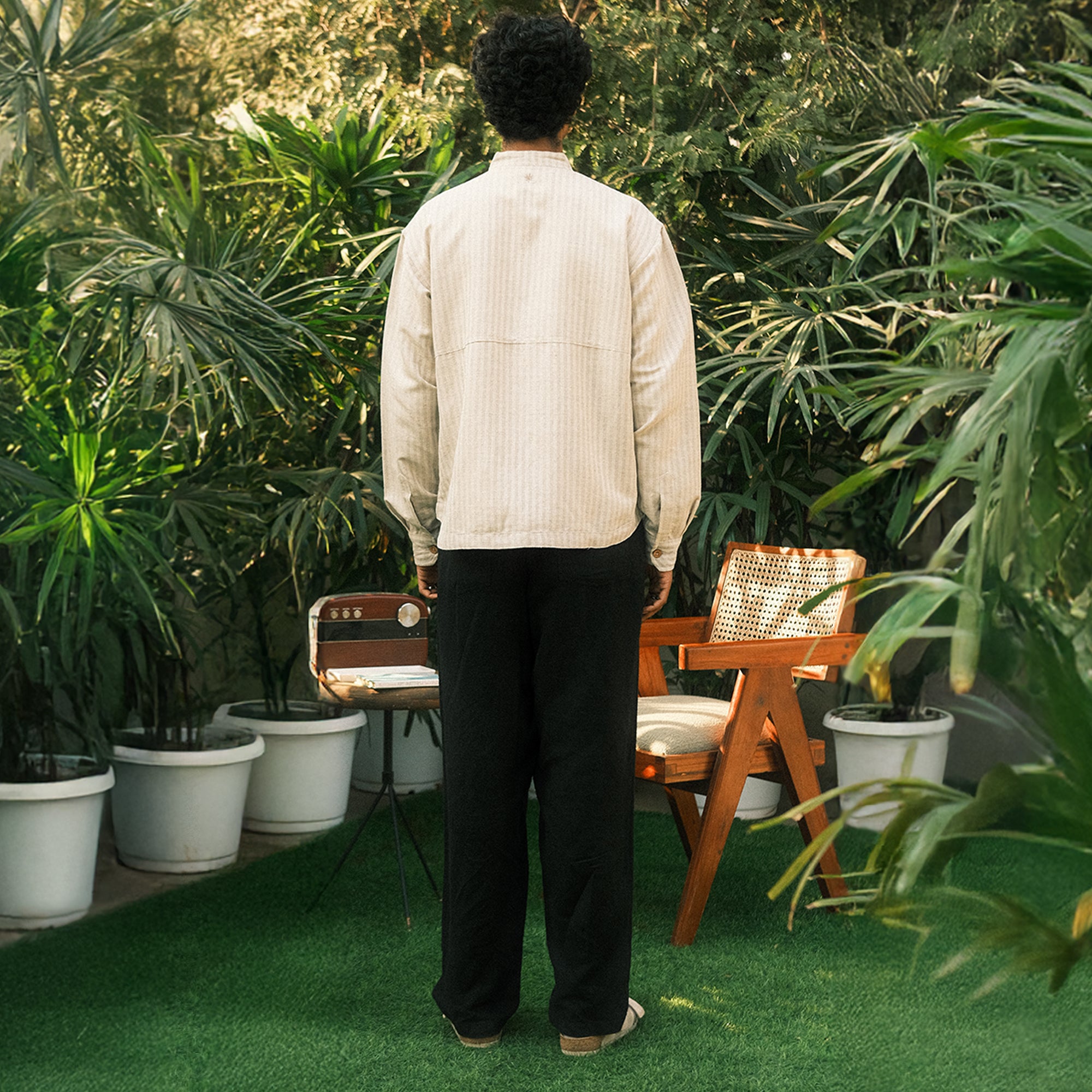 SUPERKICKS THE HEMP COLLECTION SHIRT { BEIGE