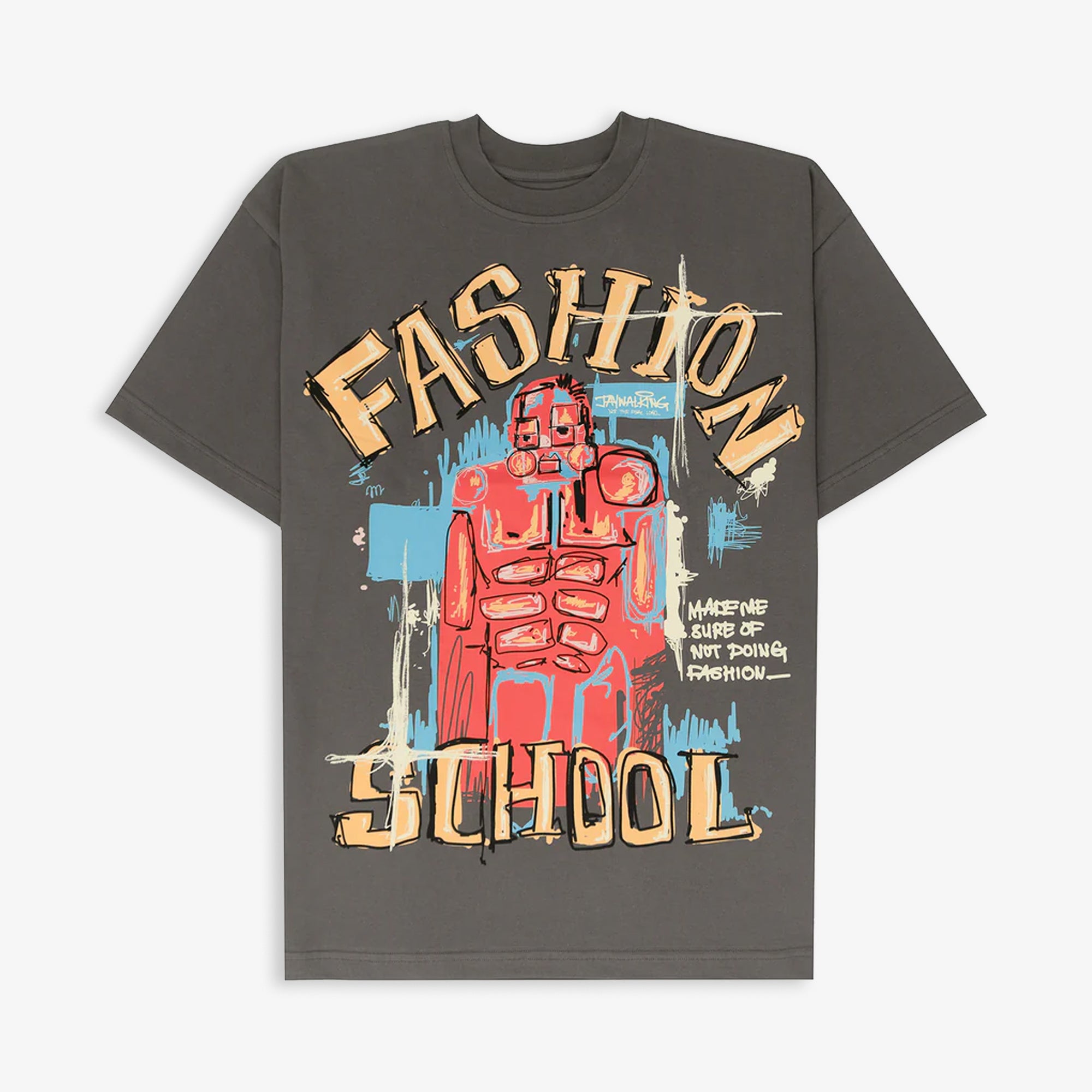 JAYWALKING FASHION SCHOOL 2.0 T-SHIRT { GREY