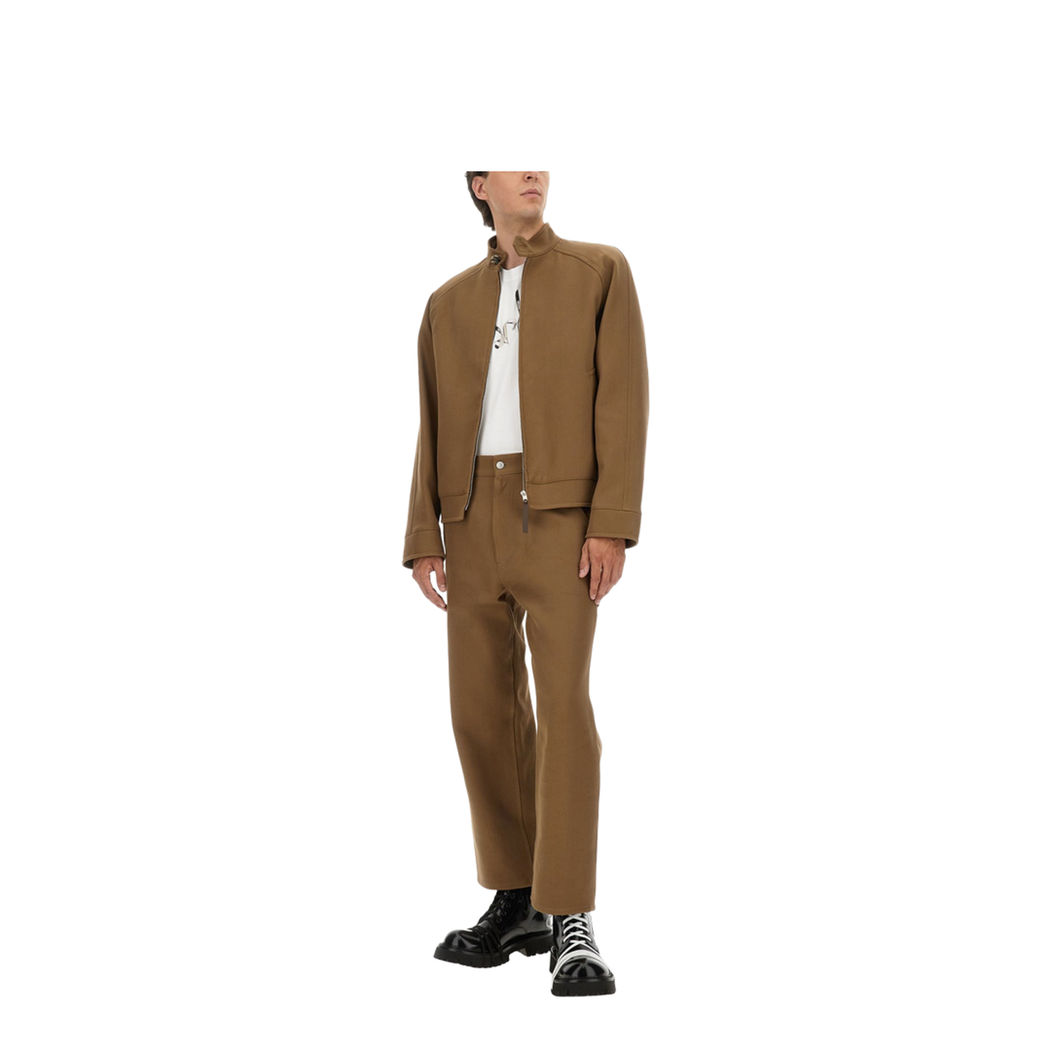 Double Cotton Tricotine Pants