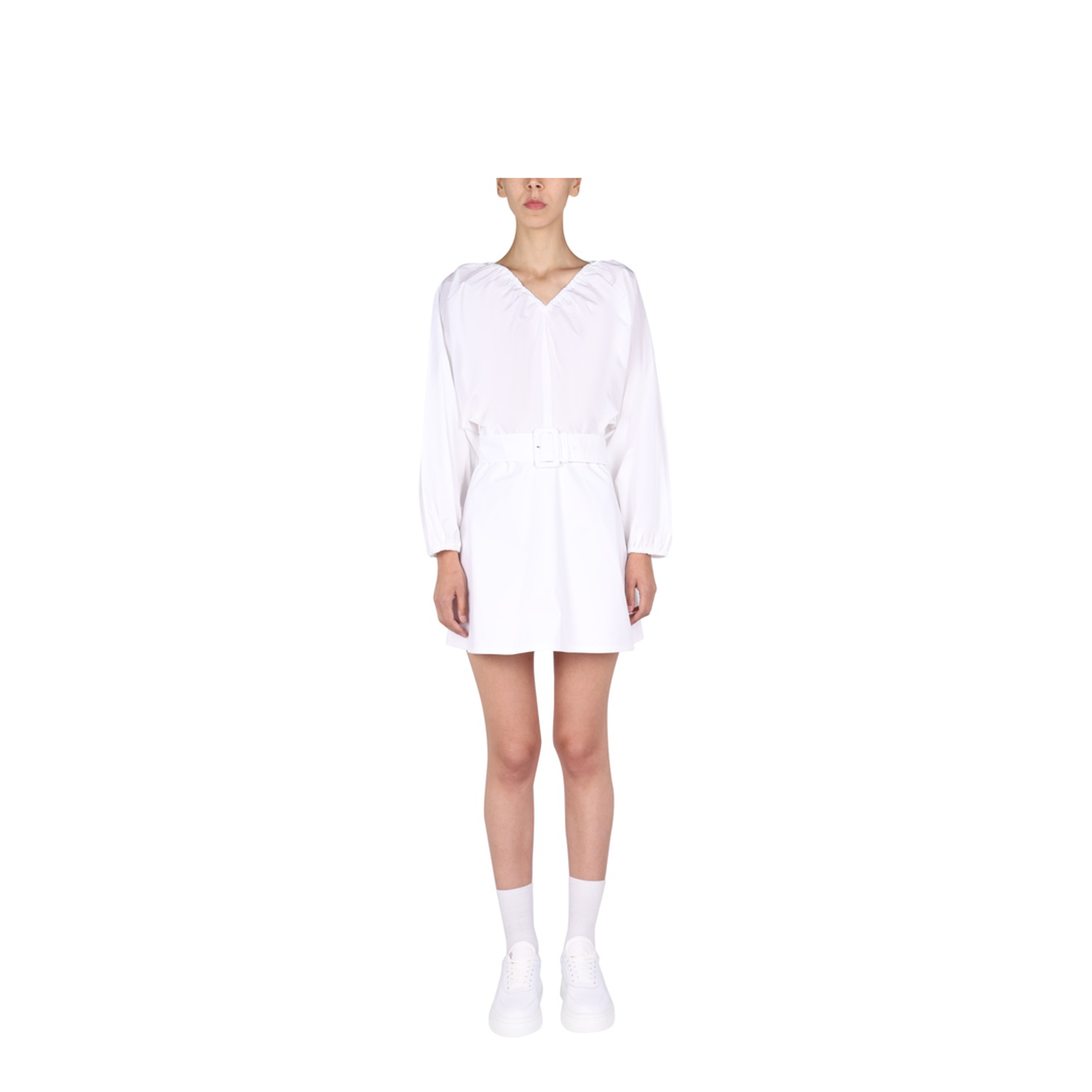Balloon Sleeves Dress