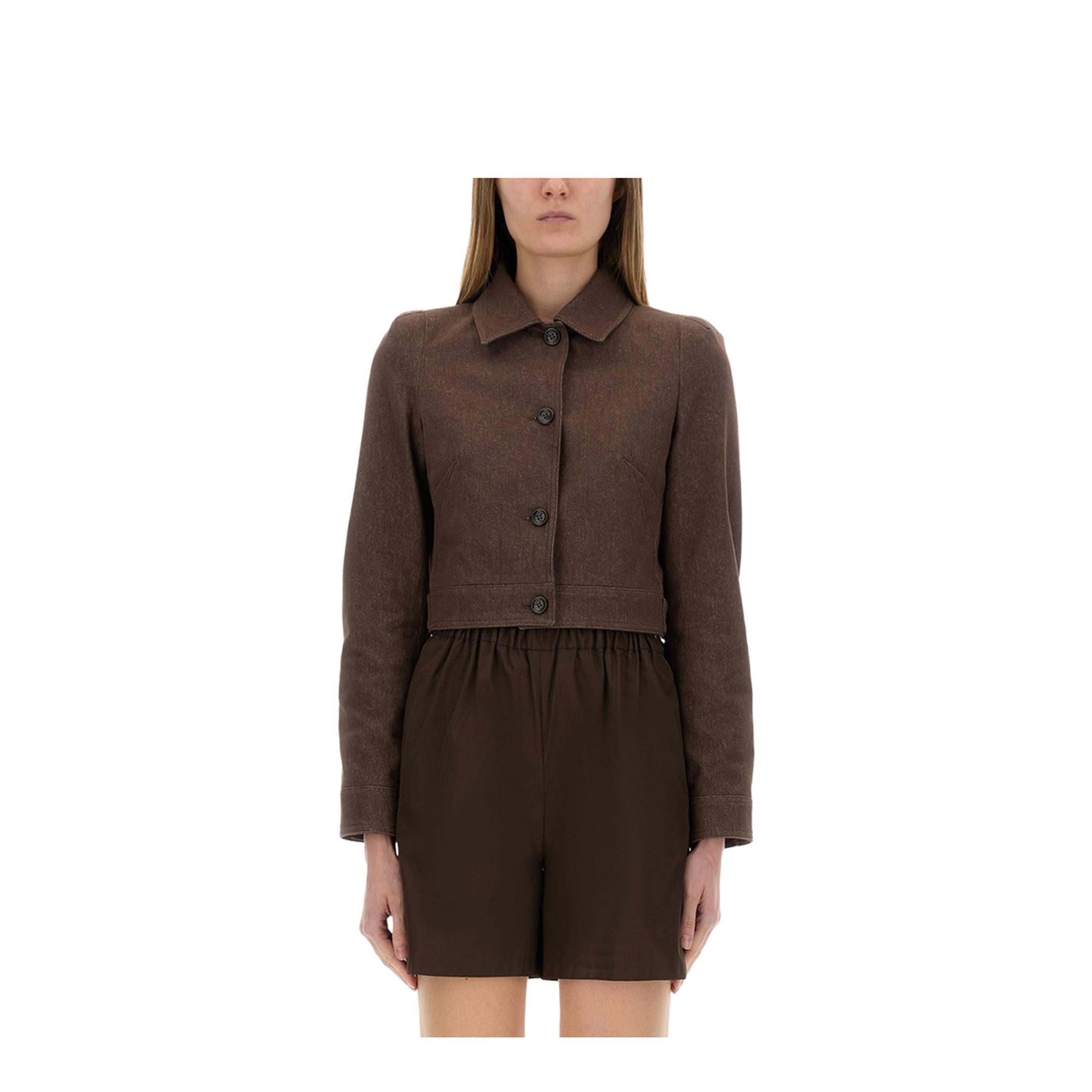 Brown Carp Jacket Cotton