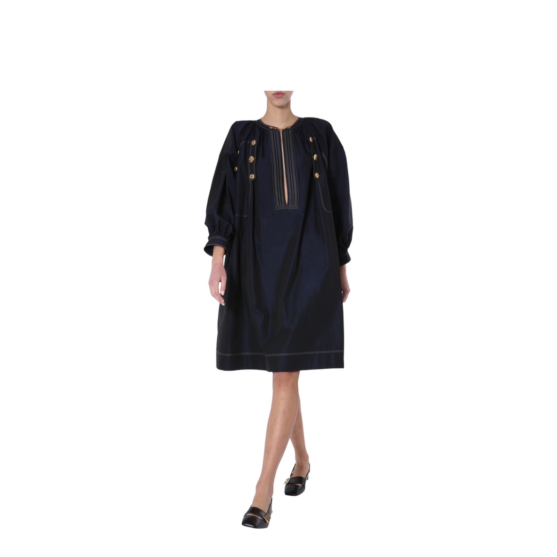 Dress with Buttons
