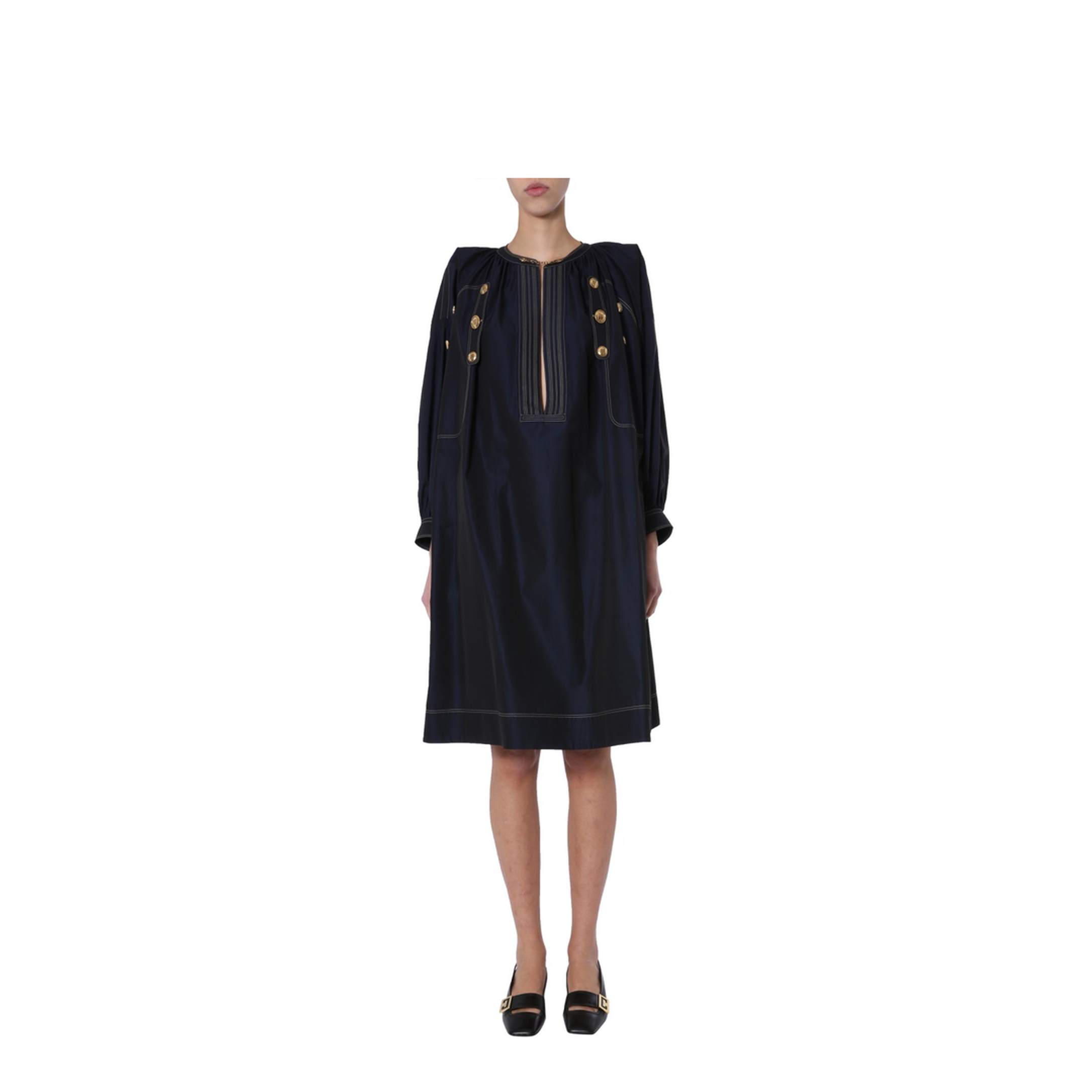 Dress with Buttons