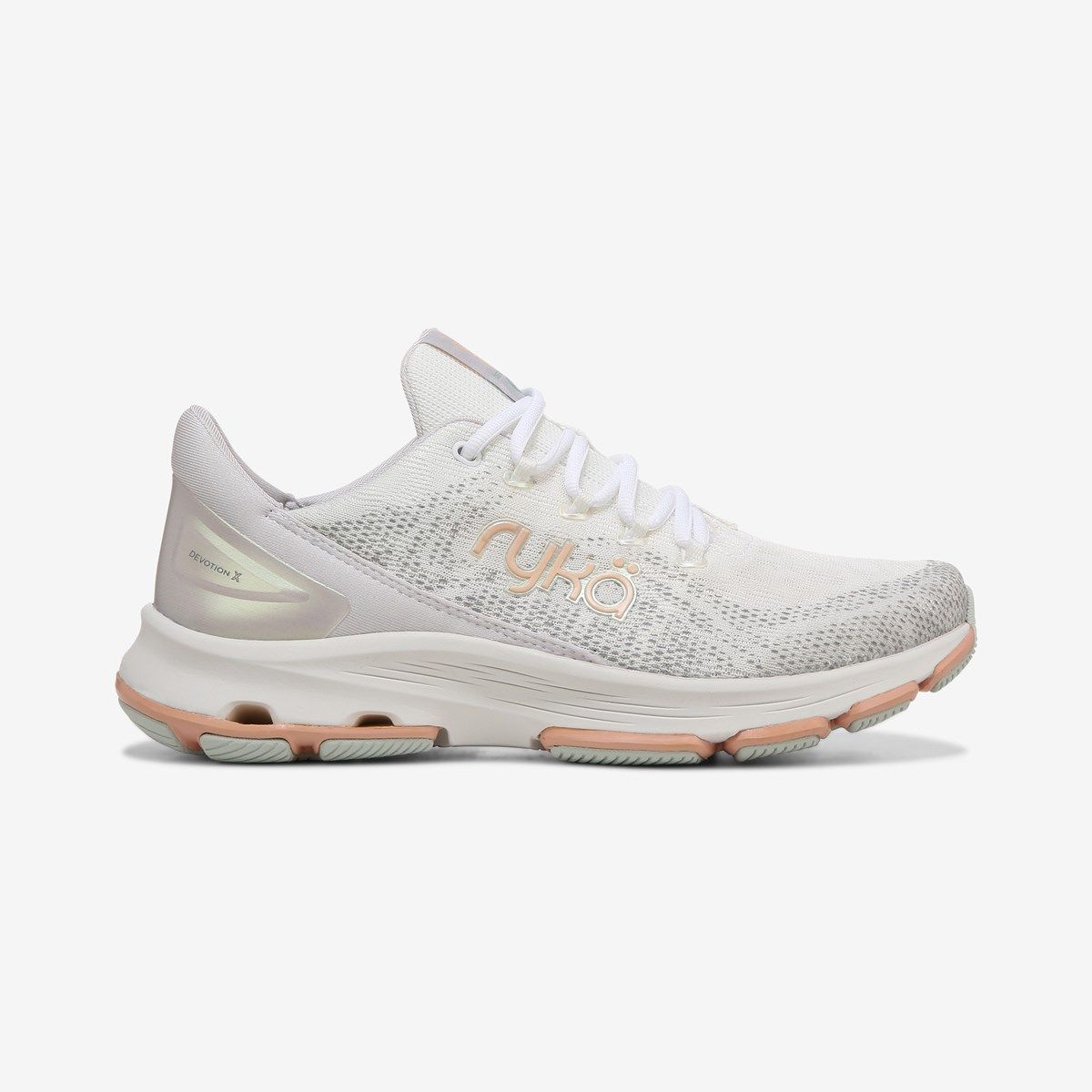 Ryka Devotion X Walking Sneaker White Mesh Women's