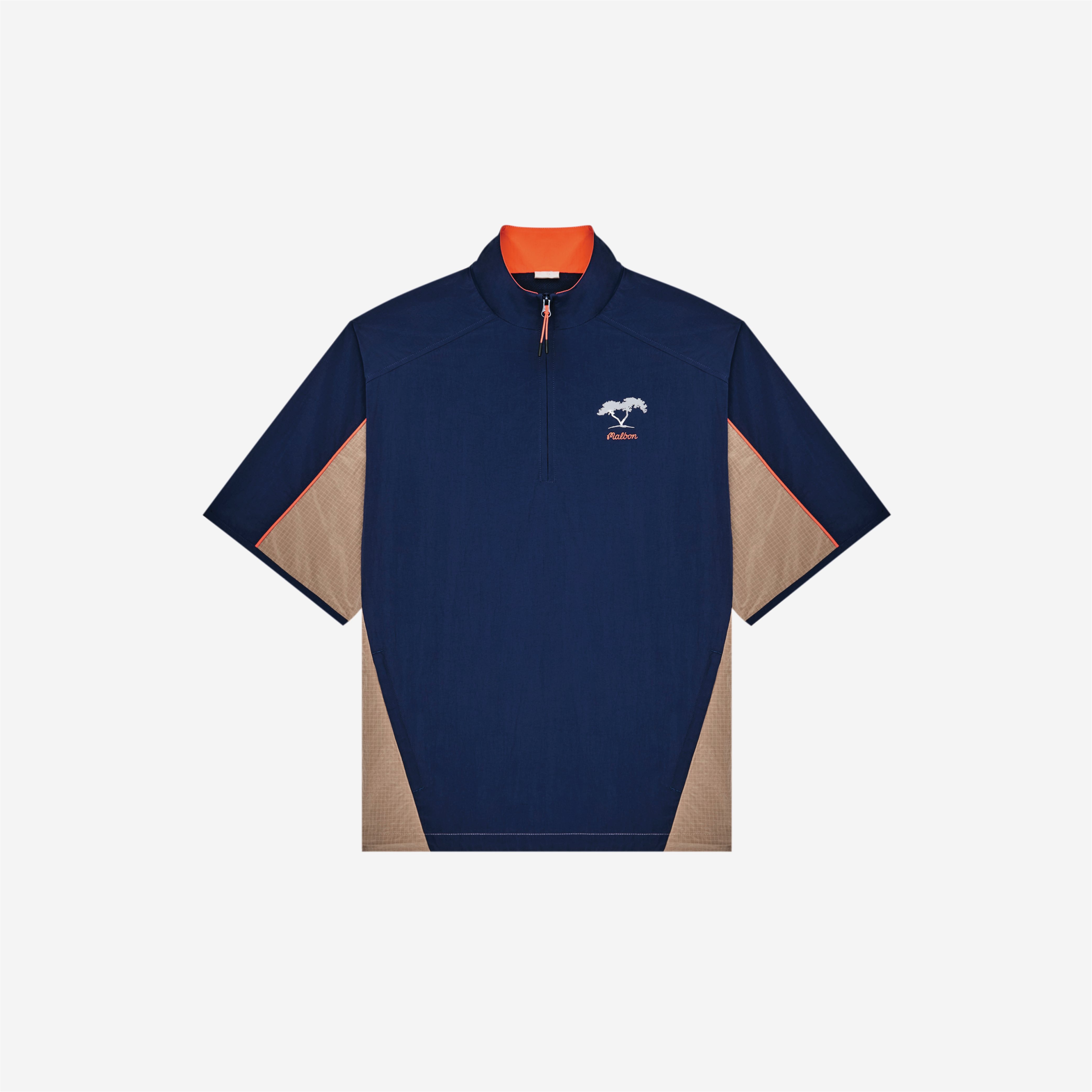 Malbon Torrey Pines Windshirt Baritone Blue / Sea Turtle