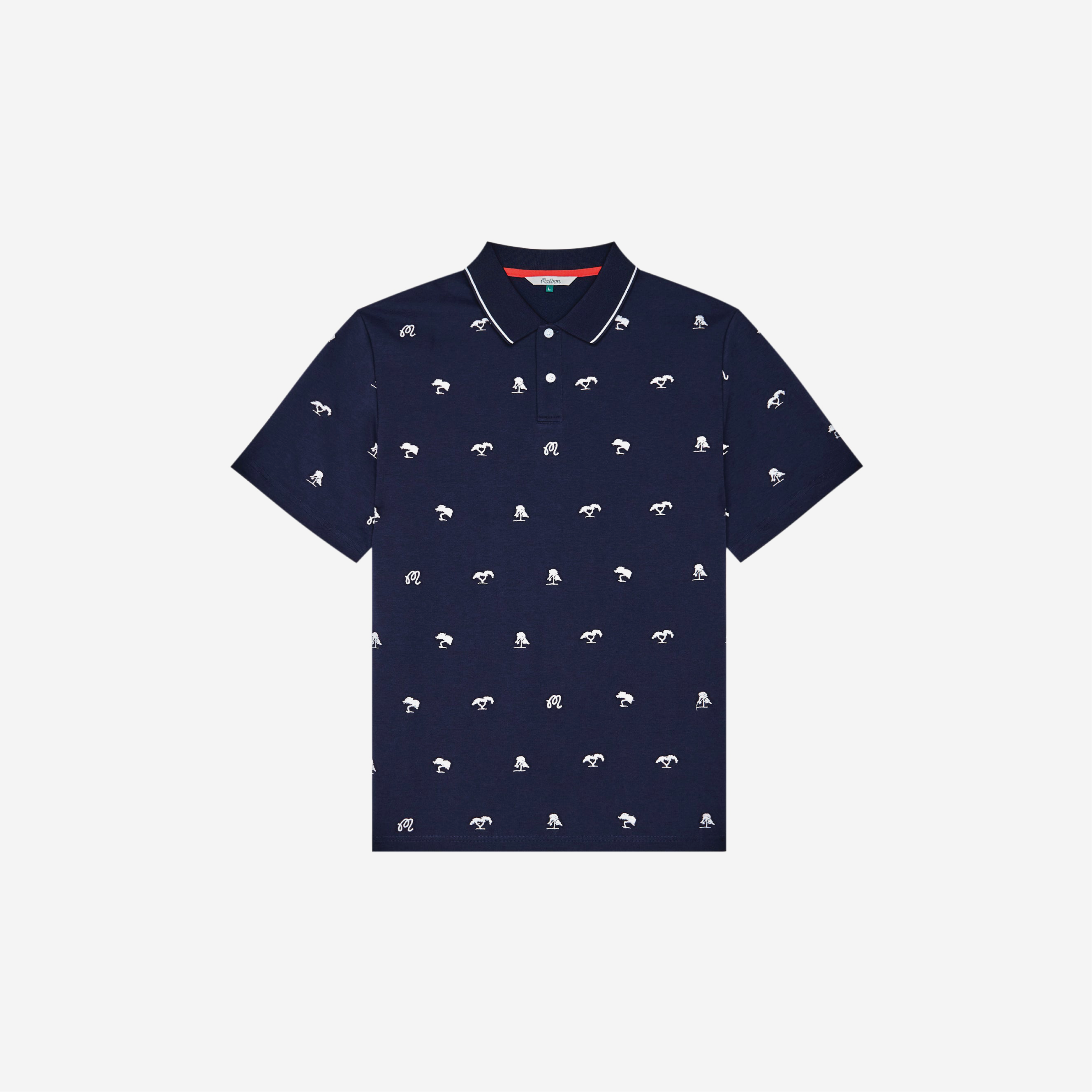 Malbon Torrey Pines Polo Baritone Blue