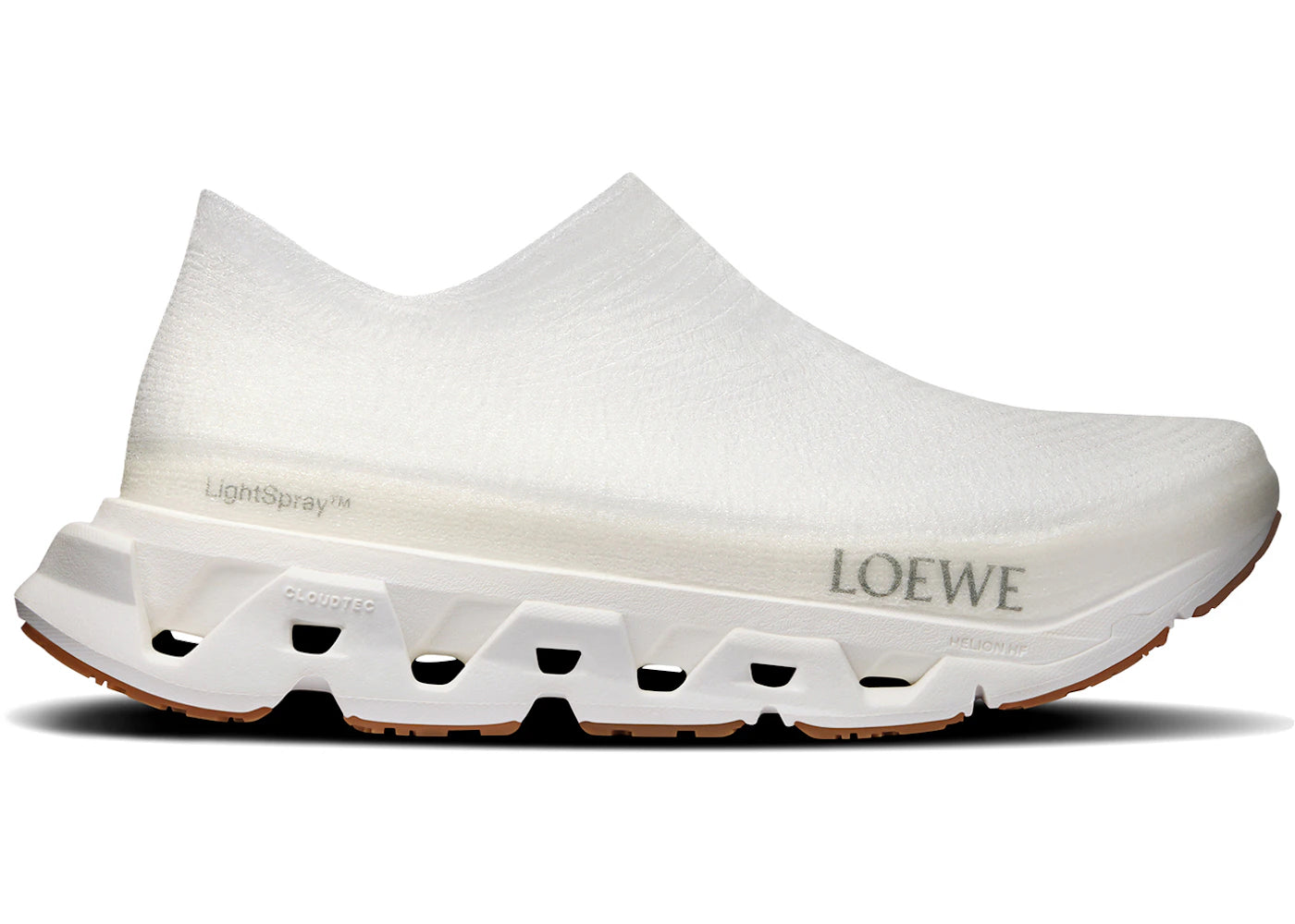 On Running LightSpray CLOUDMONSTER LOEWE WHITE