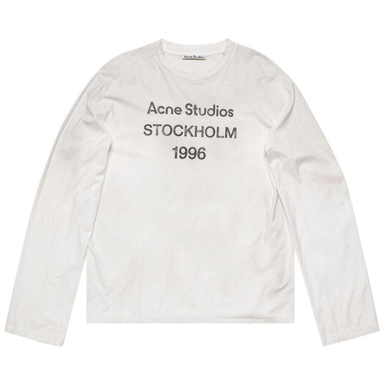 Acne Studios Logo 1996 Long-Sleeve T-Shirt White Price in India