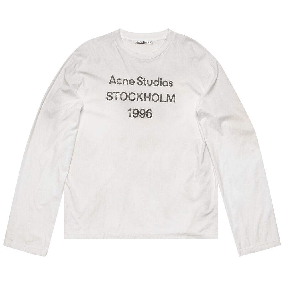 Acne Studios Logo 1996 Long-Sleeve T-Shirt White Price in India