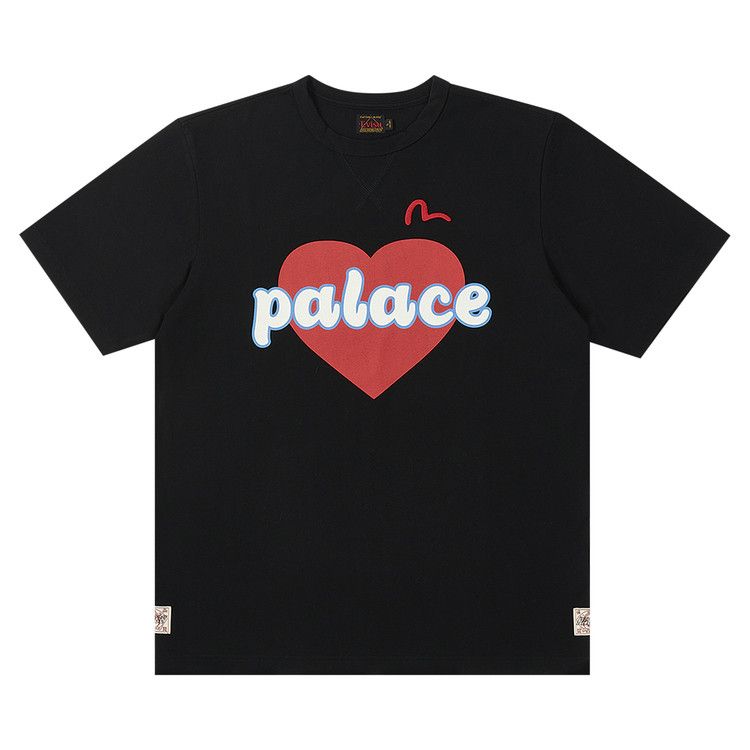 Palace x Evisu Heart T-Shirt Black