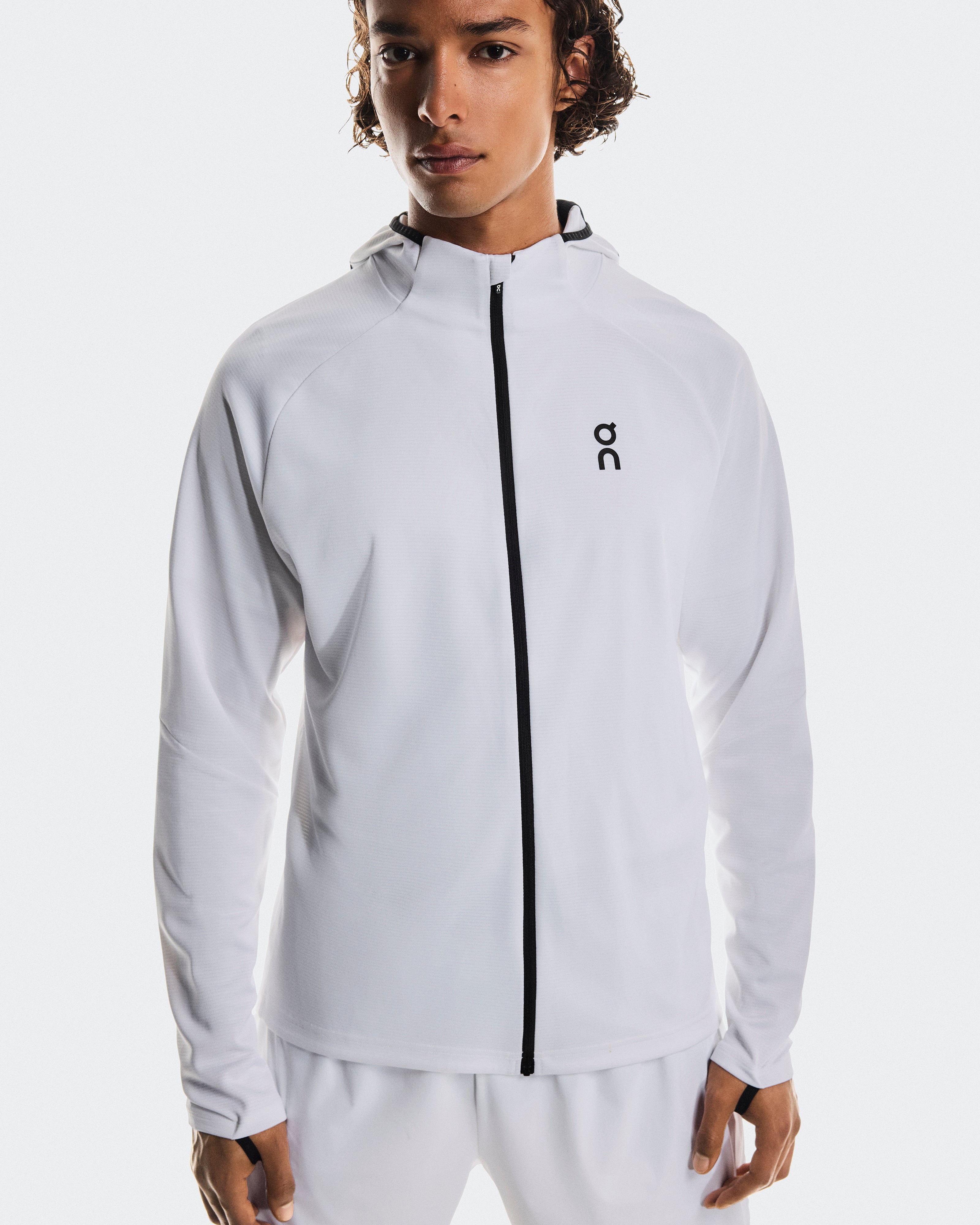 Climate Zip Hoodie White
