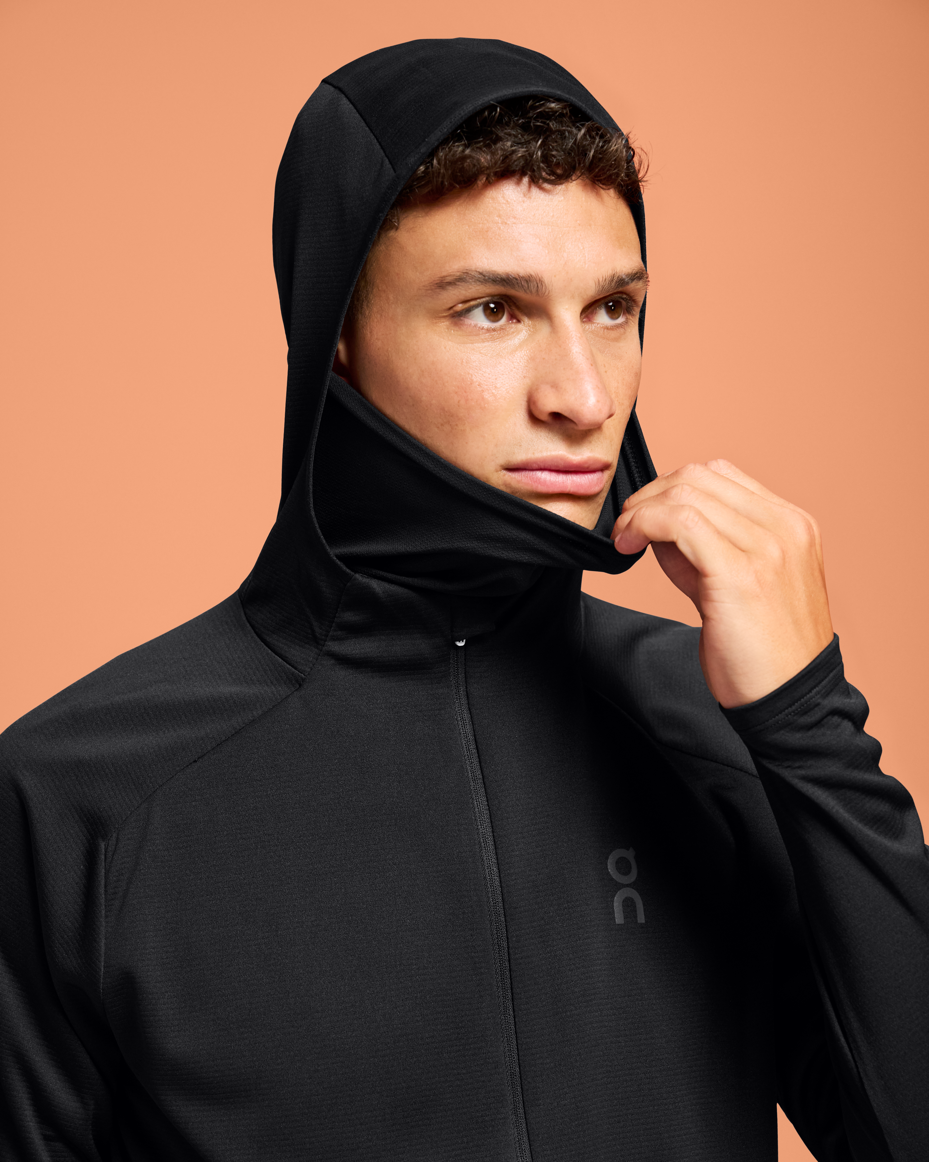 Climate Zip Hoodie Black
