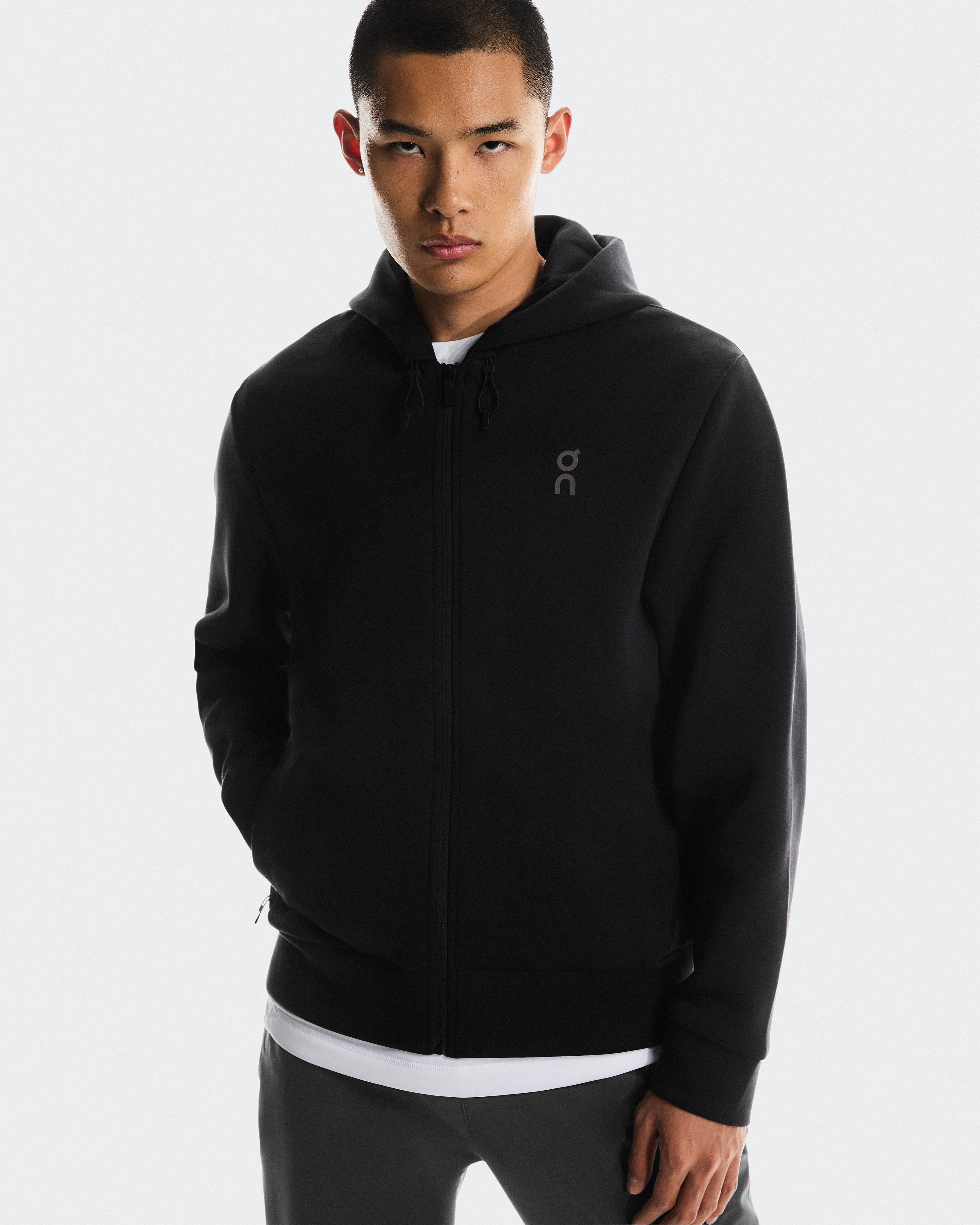 Focus Tech Zip Hoodie Black