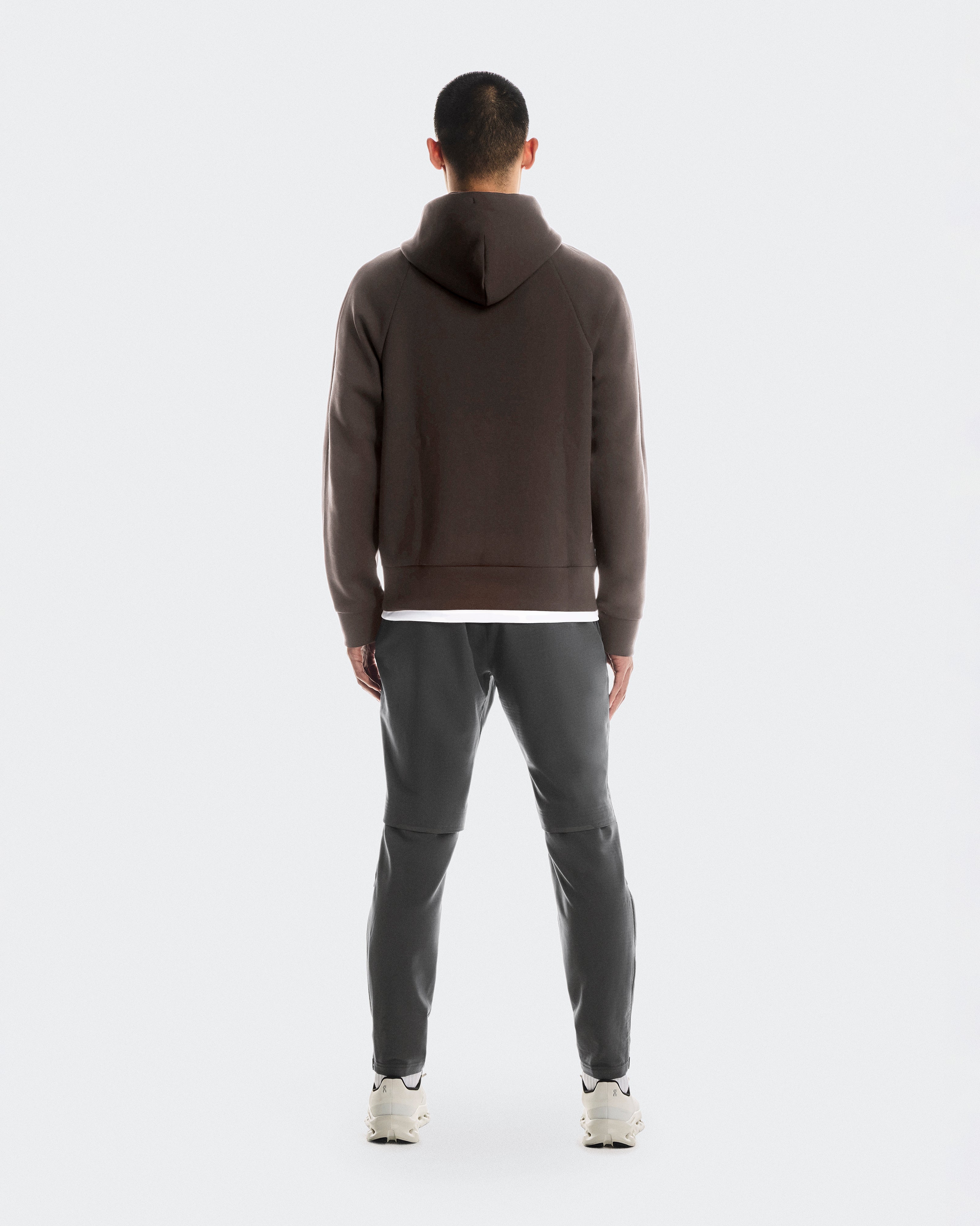 Focus Tech Zip Hoodie Pebble
