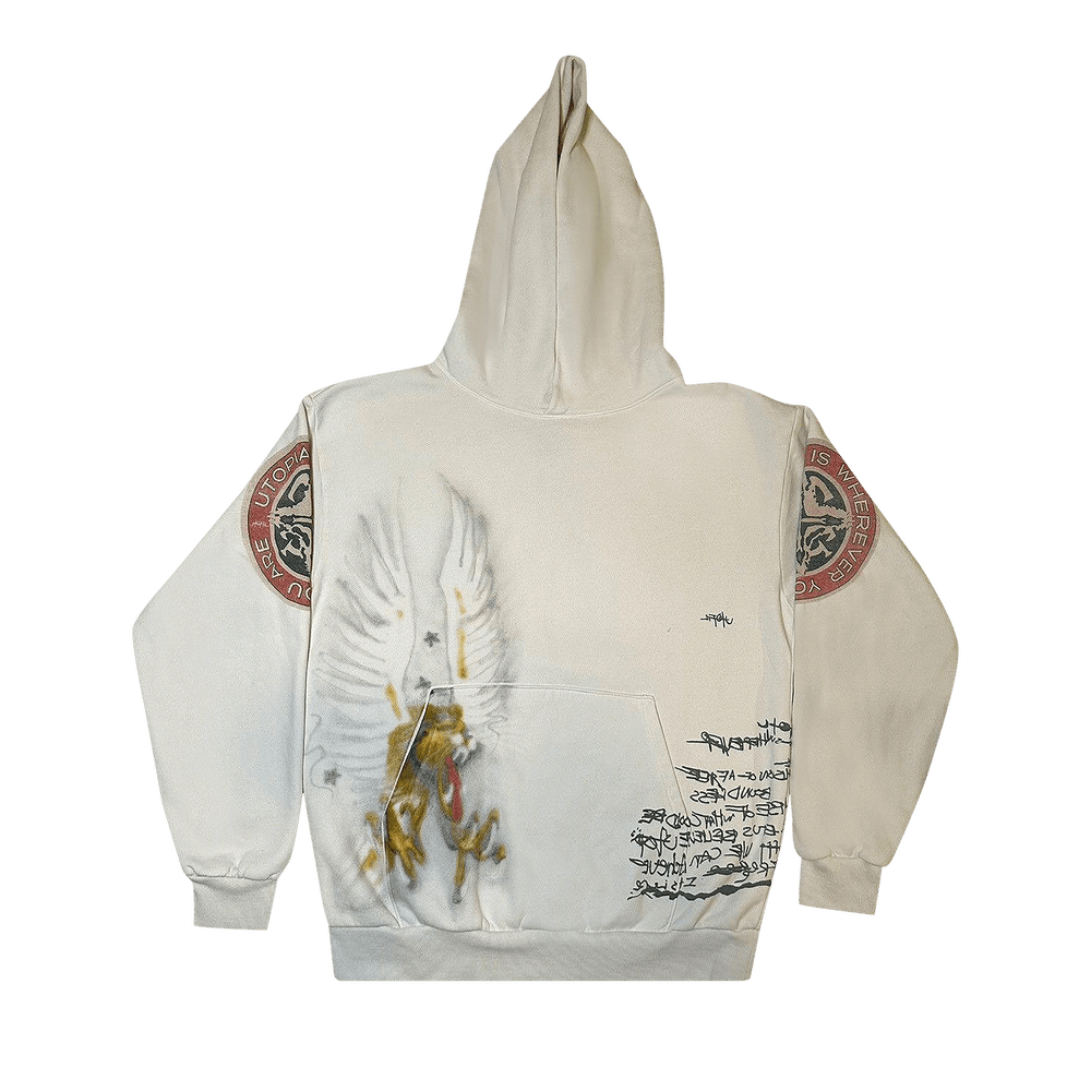 Cactus Jack by Travis Scott Utopia Tour Hoodie White