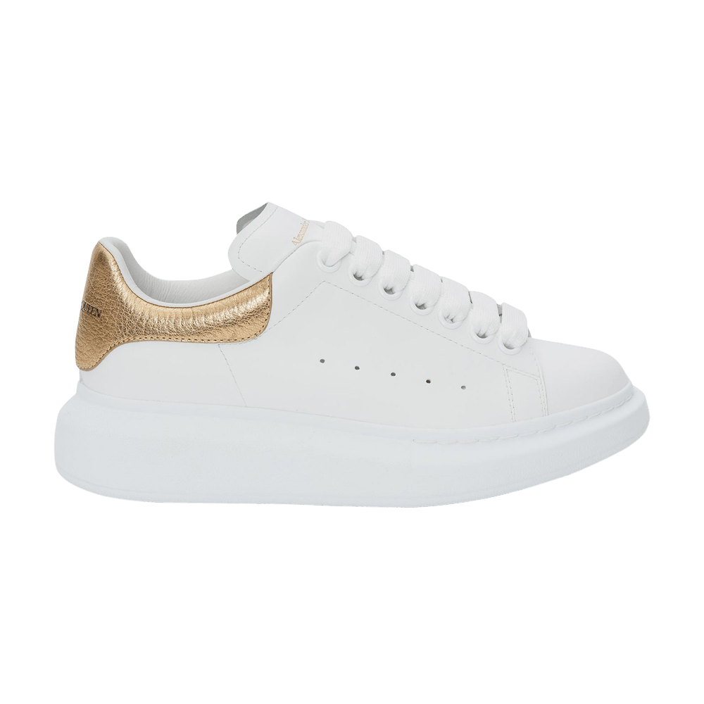 Alexander McQueen Oversized Sneaker White Light Gold