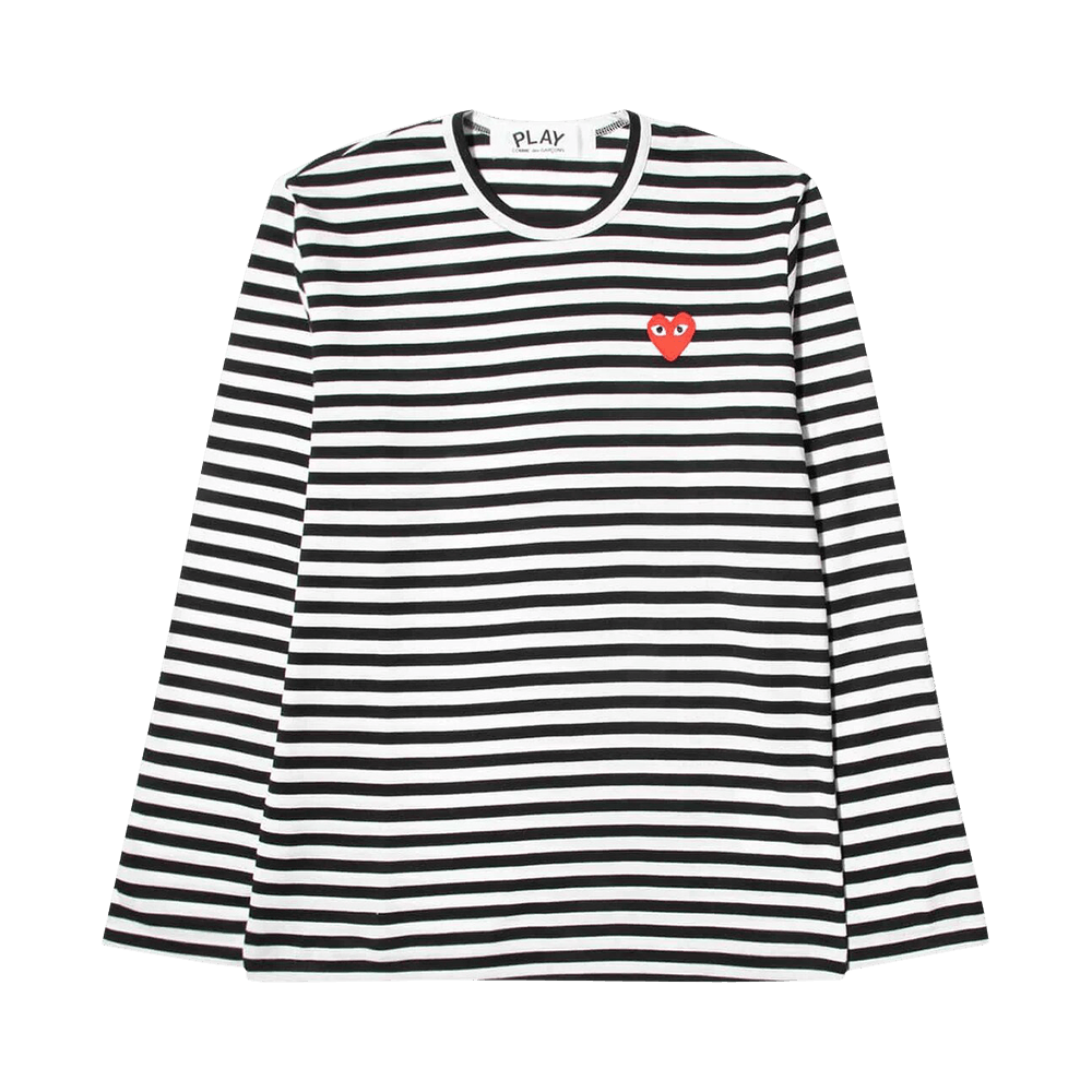 Comme des Garçons PLAY Striped T-Shirt Black/White