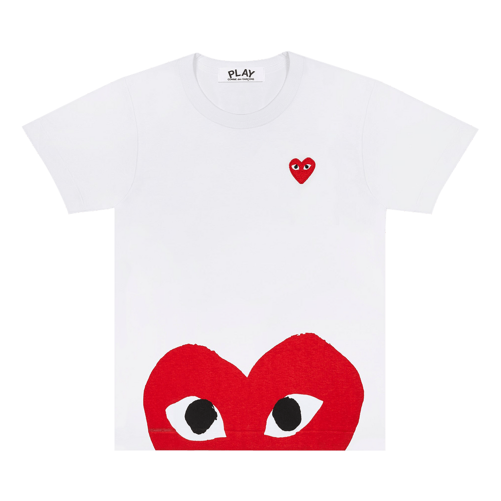 Comme des Garçons PLAY Heart Emblem T-Shirt White/Red