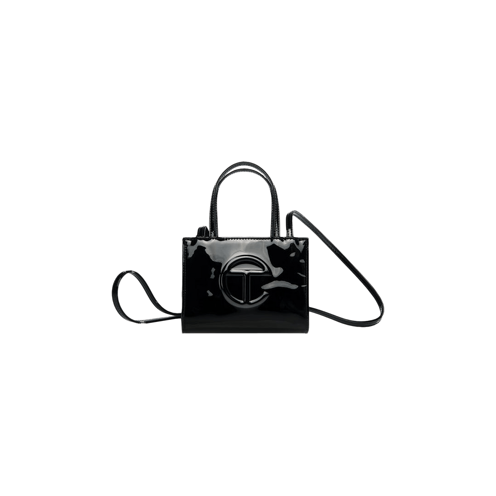 Telfar Small Shopping Bag Black Patent