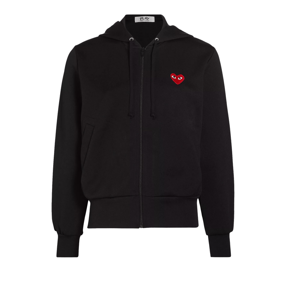 Comme des Garçons PLAY Heart Hoodie Black