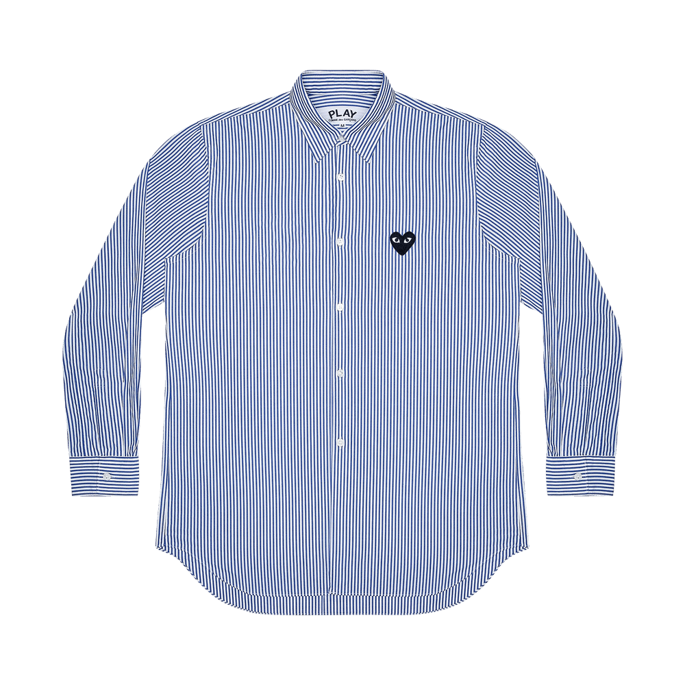Comme des Garçons PLAY Striped Shirt Blue