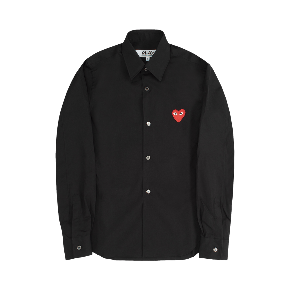 Comme des Garçons PLAY Small Heart Shirt Black