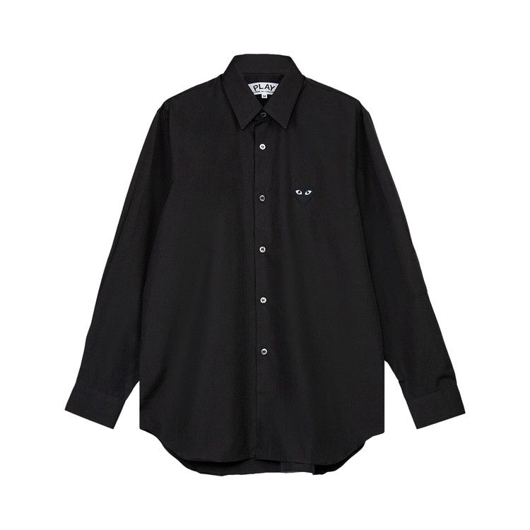 Comme des Garçons PLAY Small Heart Long-Sleeve Shirt Black