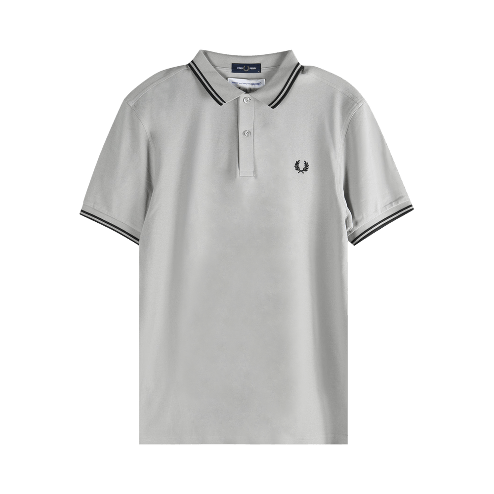 Comme des Garçons SHIRT Knitted Polo T-Shirt Limestone