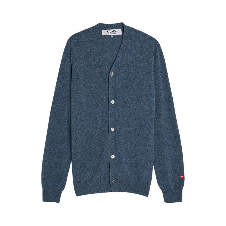 Comme des Garçons PLAY Small Heart Cardigan Navy